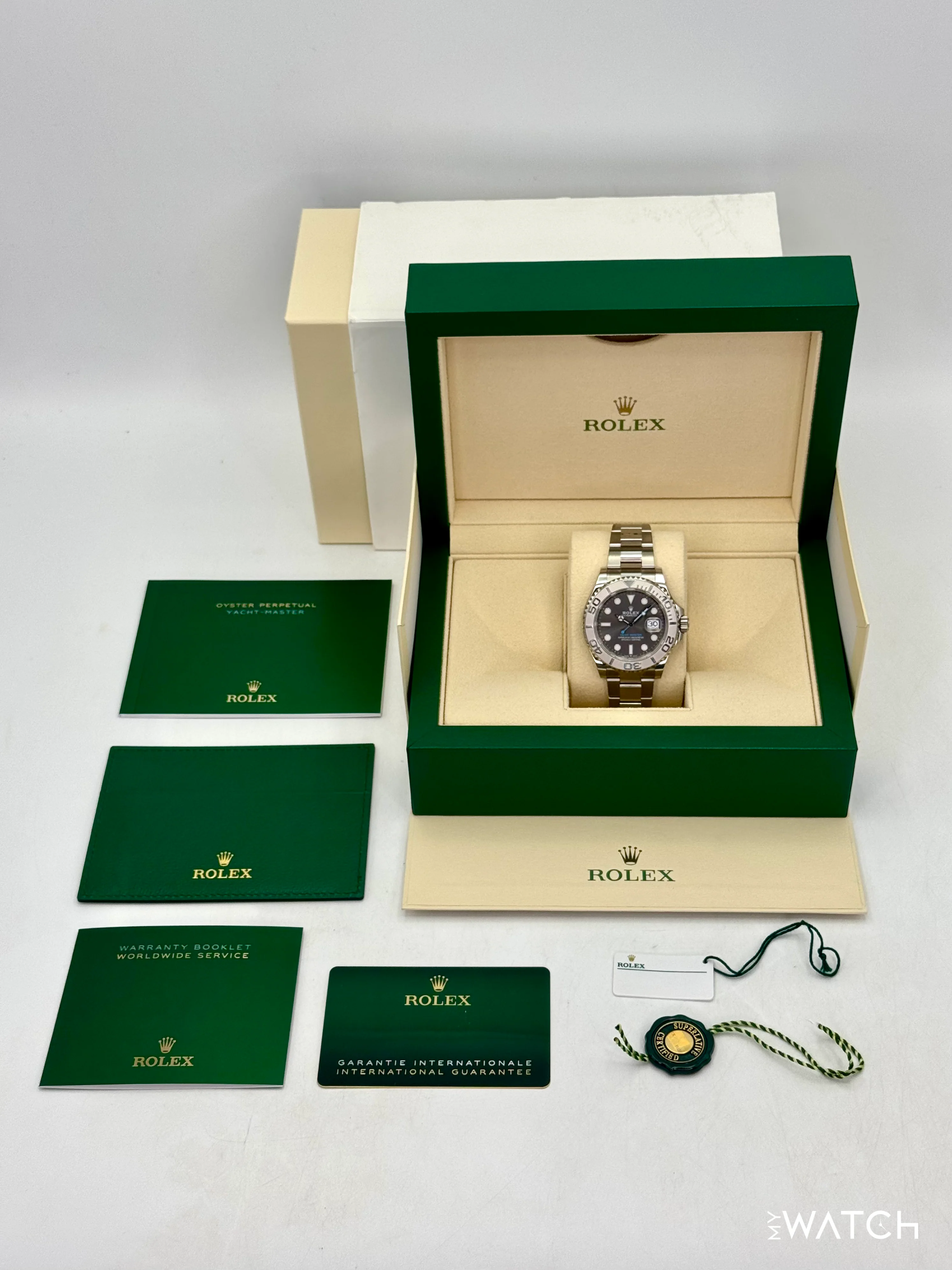 2024 Rolex Yacht-Master 40mm 126622 Stainless Steel Rhodium Dial - Image 10