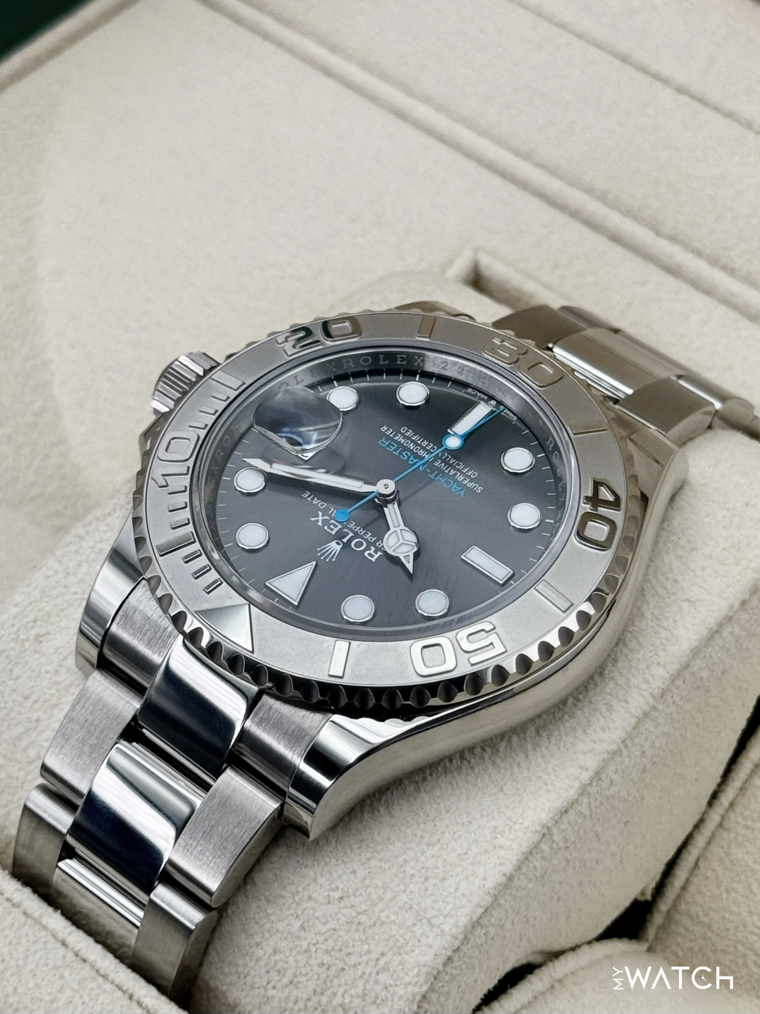 2024 Rolex Yacht-Master 40mm 126622 Stainless Steel Rhodium Dial - Image 7