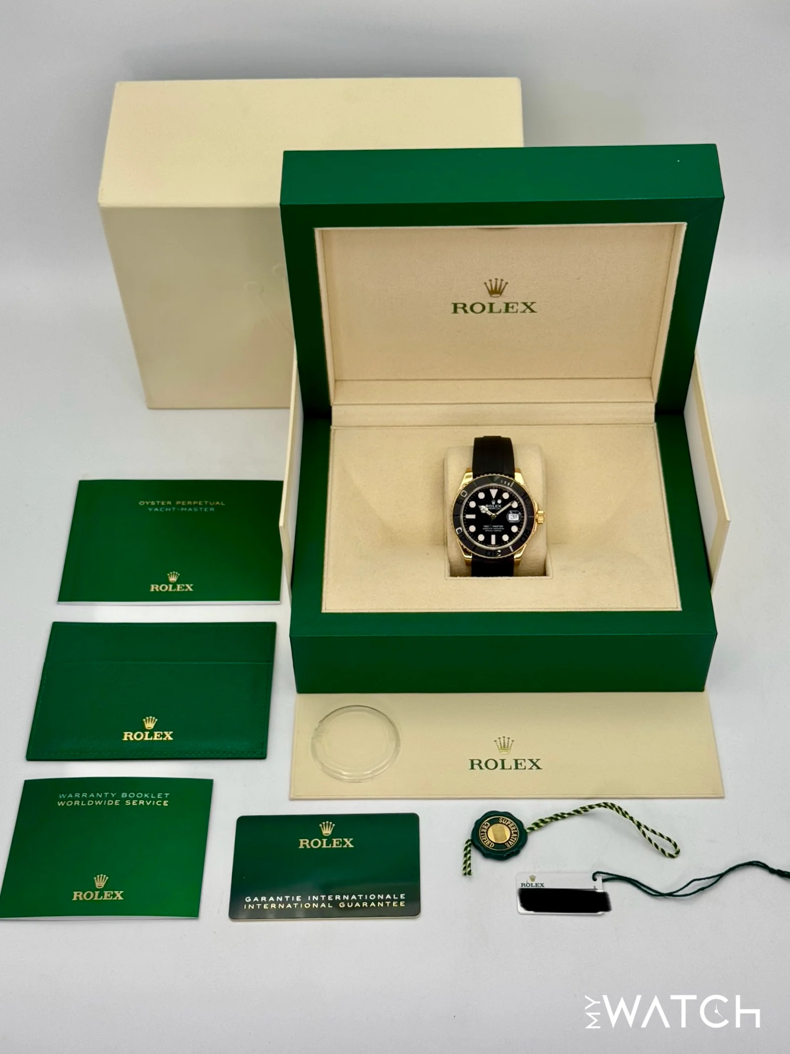 2024 Rolex Yacht-Master 42mm 226658 Gold Oysterflex Black Dial - Image 10
