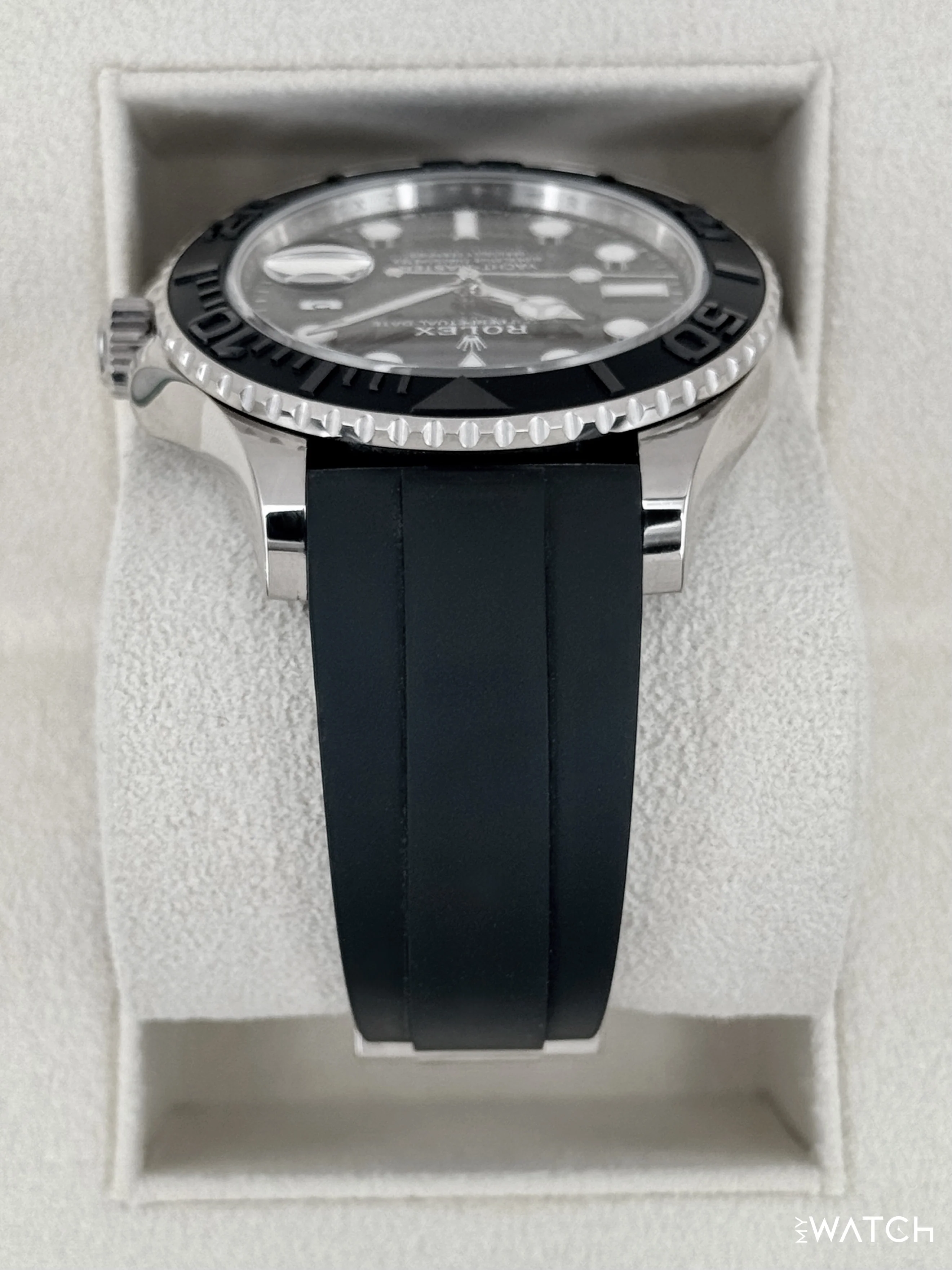 2024 Rolex Yacht-Master 42mm 226659 White Gold Oysterflex Black Dial - Image 4