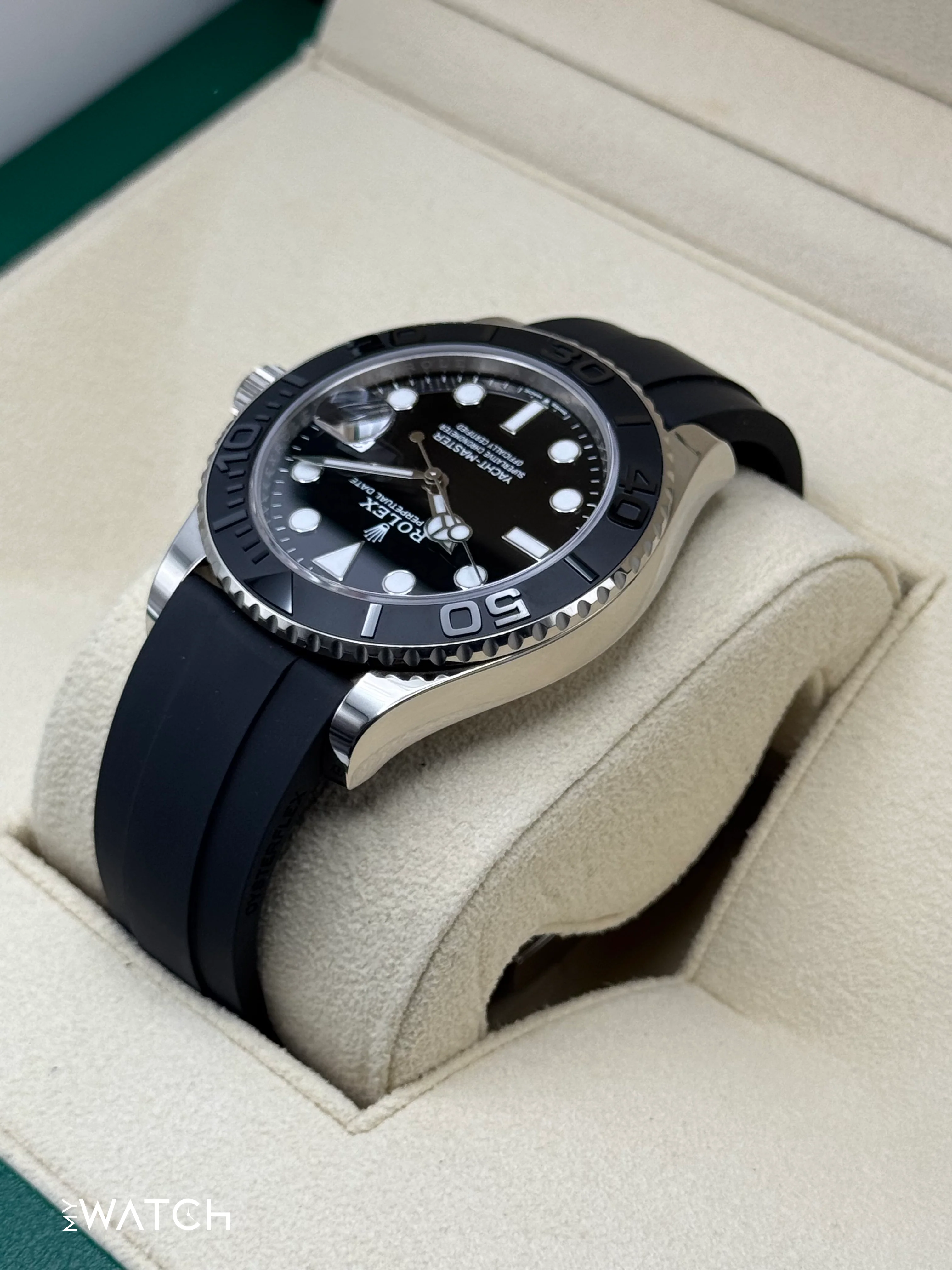 2024 Rolex Yacht-Master 42mm 226659 White Gold Oysterflex Black Dial - Image 7