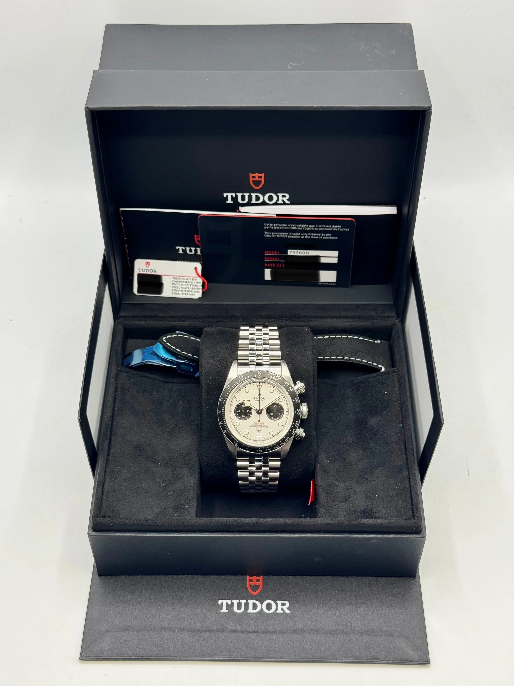 2024 Tudor Black Bay Chrono 41mm 79360N Opaline Panda Dial - Image 9