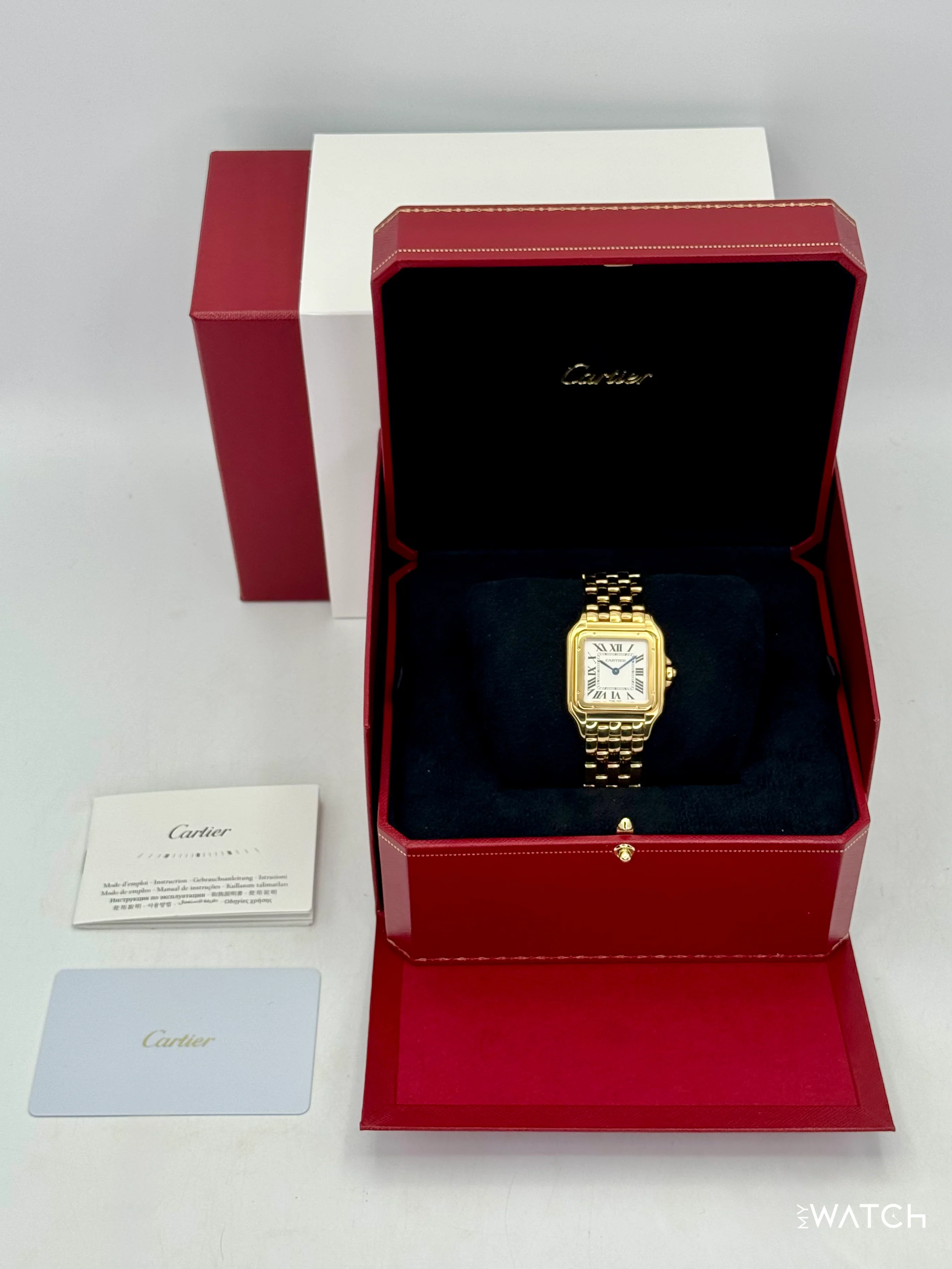 2025 Cartier Panthere De Cartier 31mm WGPN0051 Yellow Gold Silver Dial - Image 11