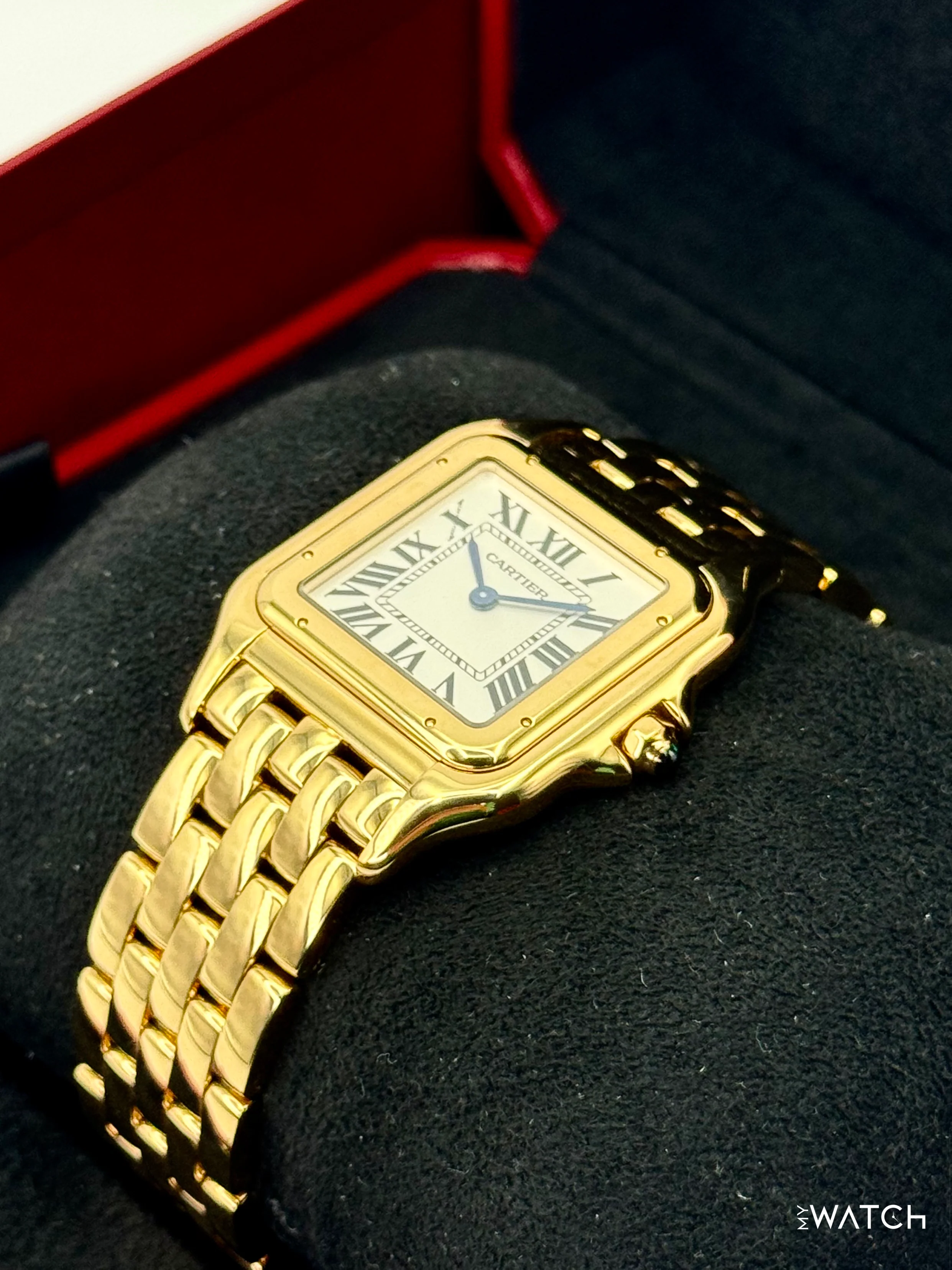 2025 Cartier Panthere De Cartier 31mm WGPN0051 Yellow Gold Silver Dial - Image 5