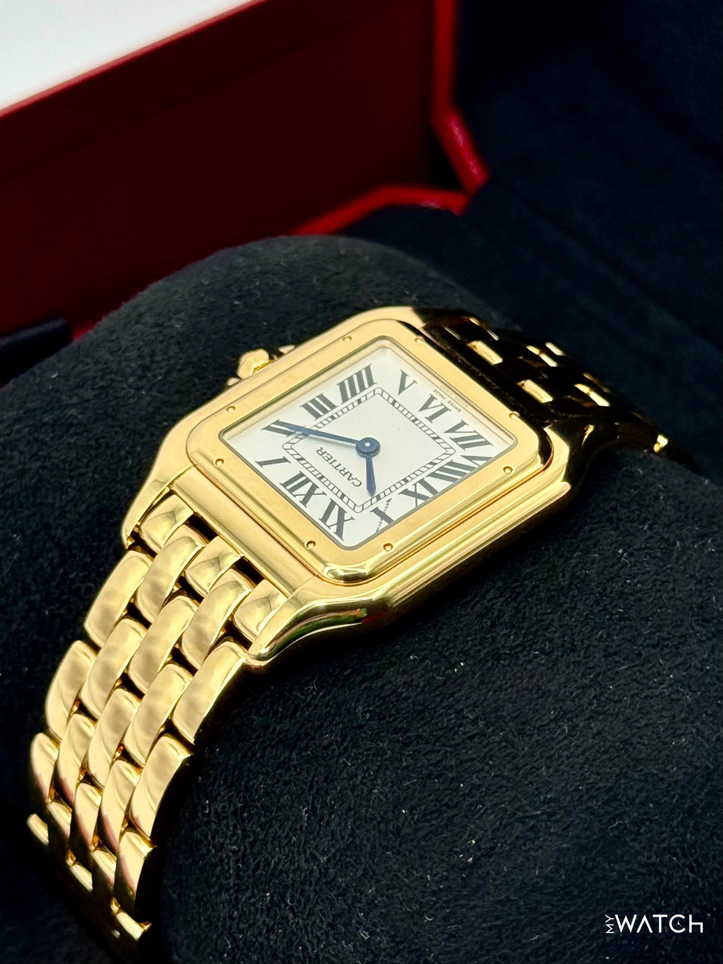2025 Cartier Panthere De Cartier 31mm WGPN0051 Yellow Gold Silver Dial - Image 7
