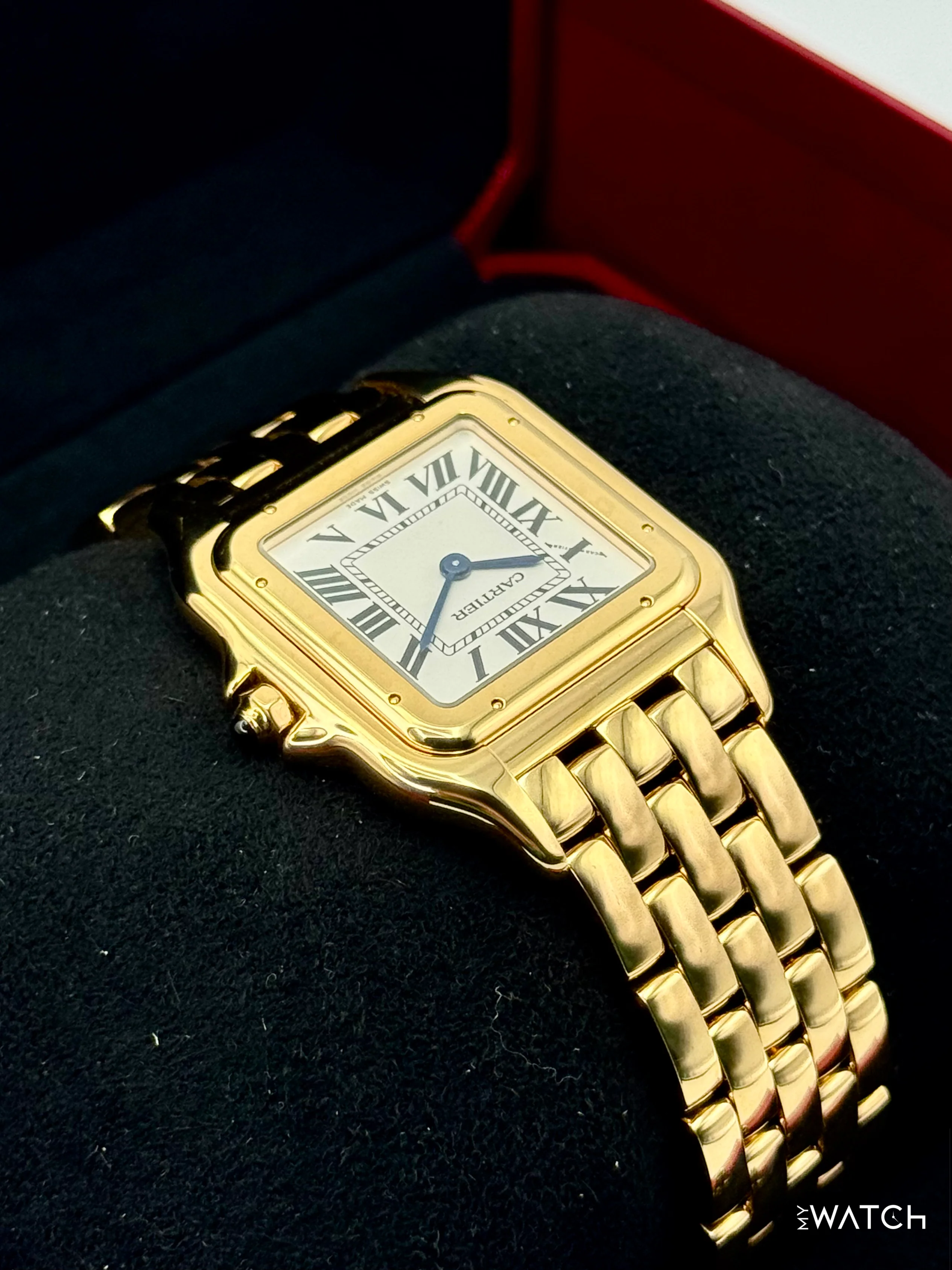 2025 Cartier Panthere De Cartier 31mm WGPN0051 Yellow Gold Silver Dial - Image 8
