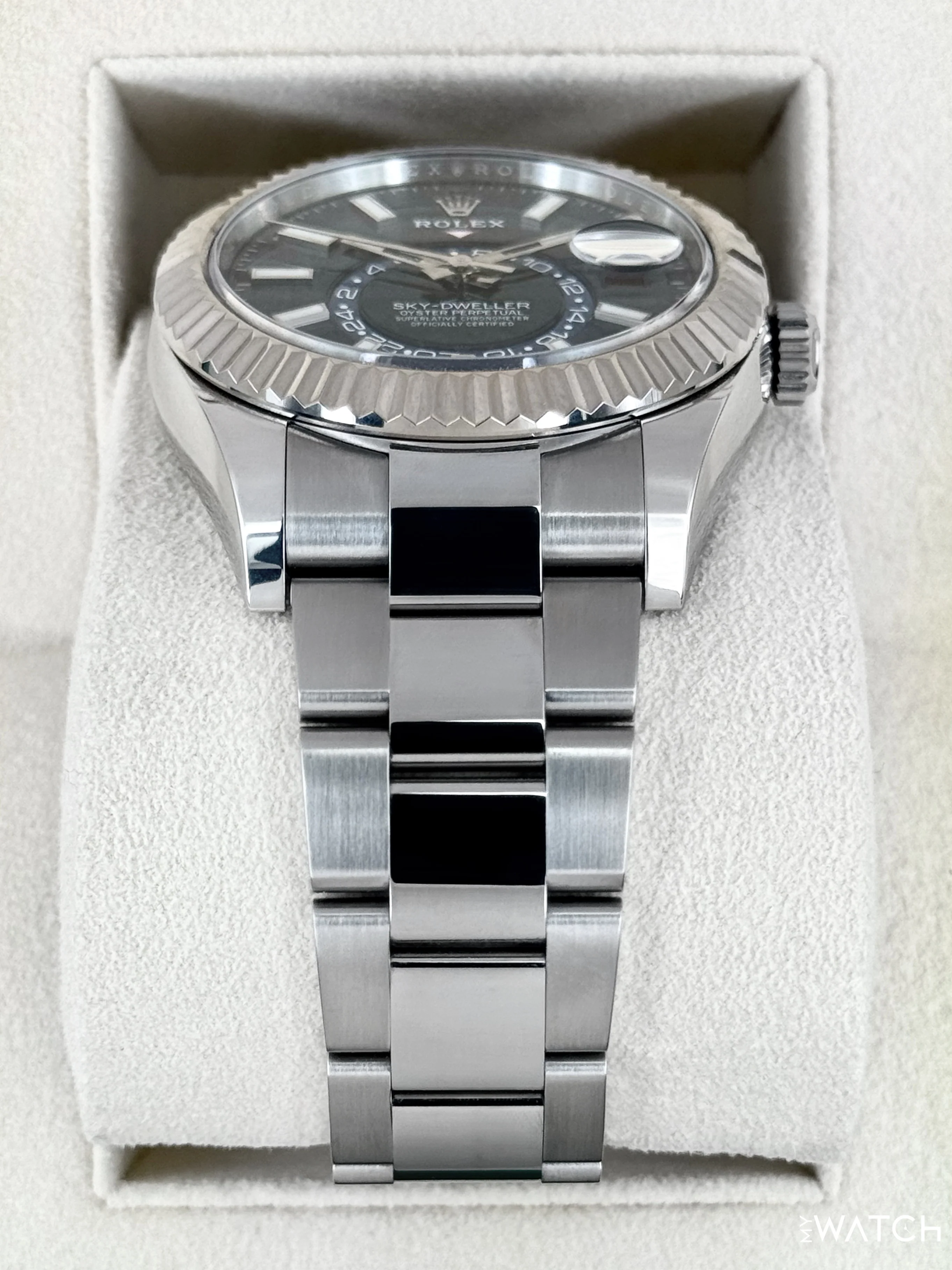 2025 CPO Rolex Sky-Dweller 42mm 326234 Stainless Steel Oyster Blue Dial (CPO) - Image 3