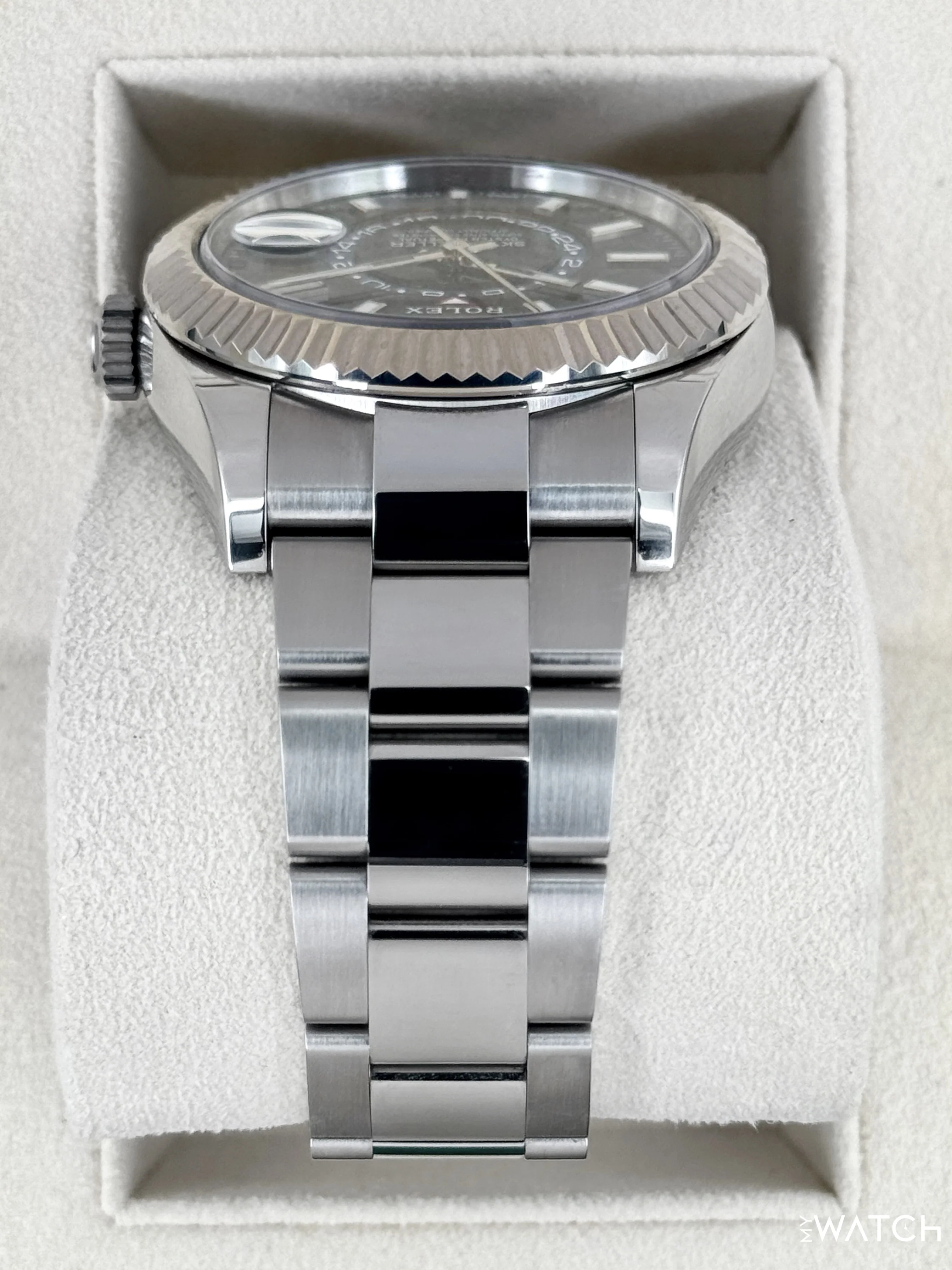 2025 CPO Rolex Sky-Dweller 42mm 326234 Stainless Steel Oyster Blue Dial (CPO) - Image 4