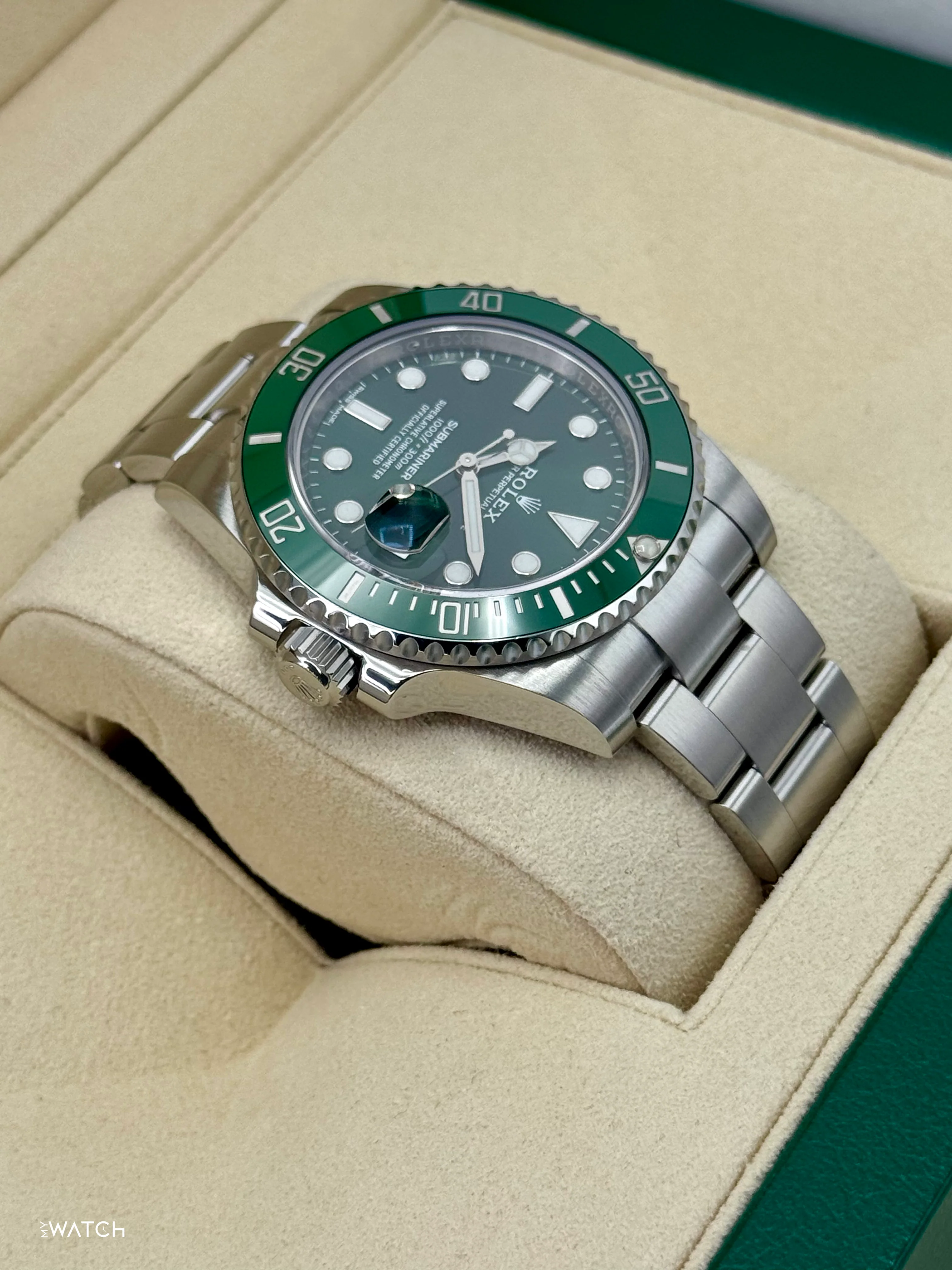 2025 CPO Rolex Submariner “Hulk” 40mm 116610LV Green Dial - Image 8