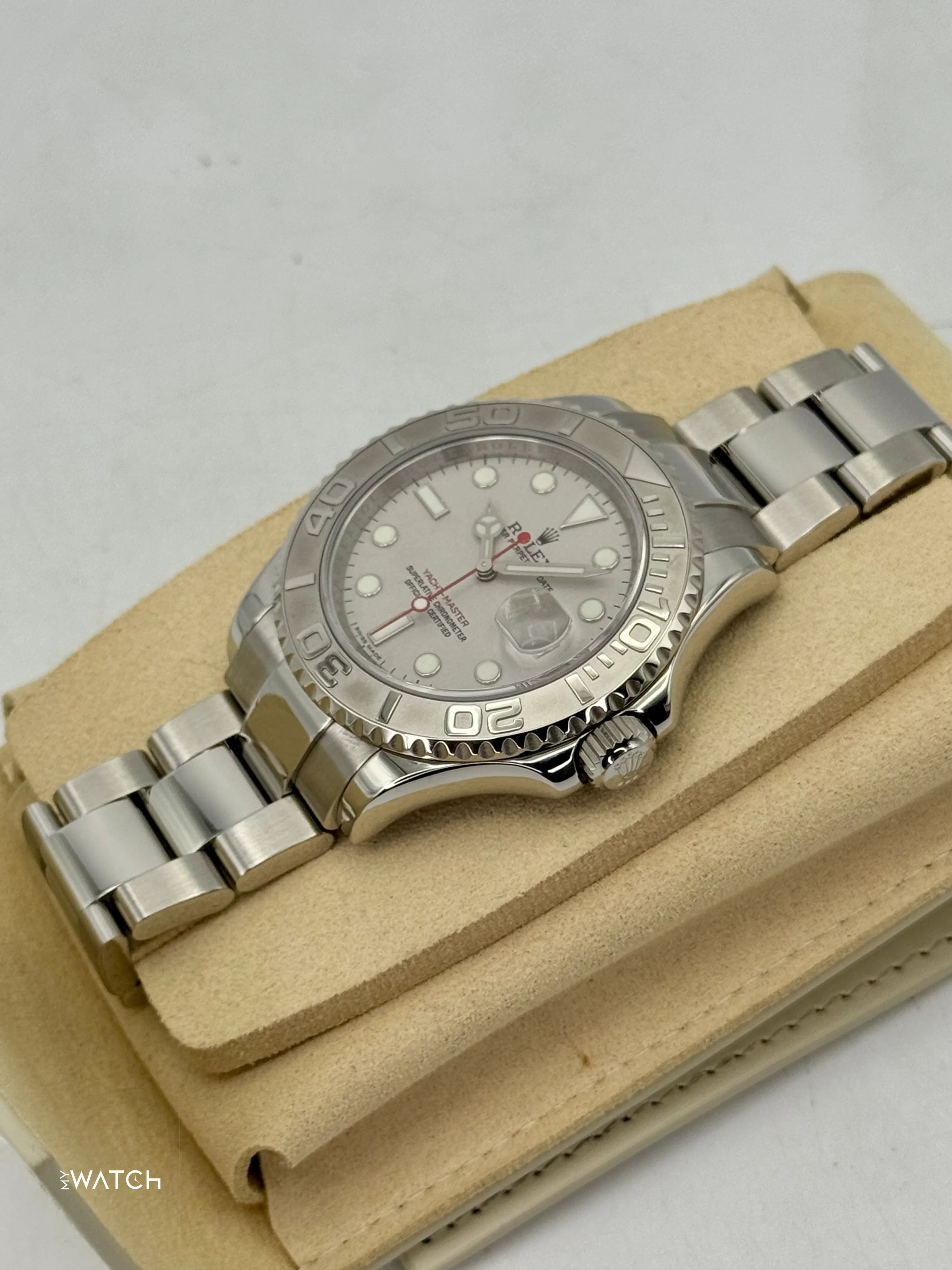 2025 CPO Rolex Yacht-Master 40mm 16622 Platinum Bezel and Dial - Image 5