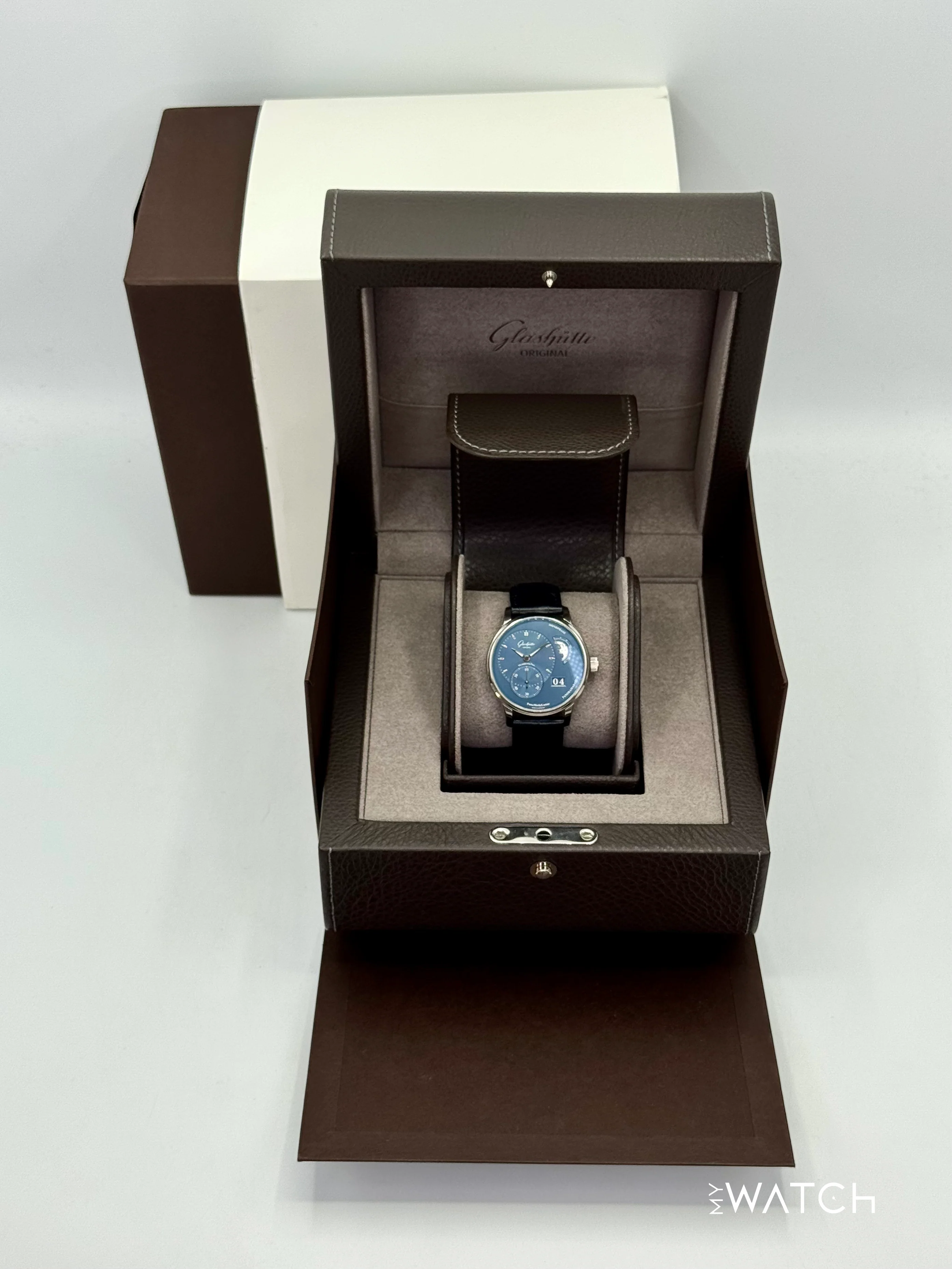 2025 Glashütte Original PanoMaticLunar 40mm 1-90-02-46-32-61 Blue Dial - Image 10