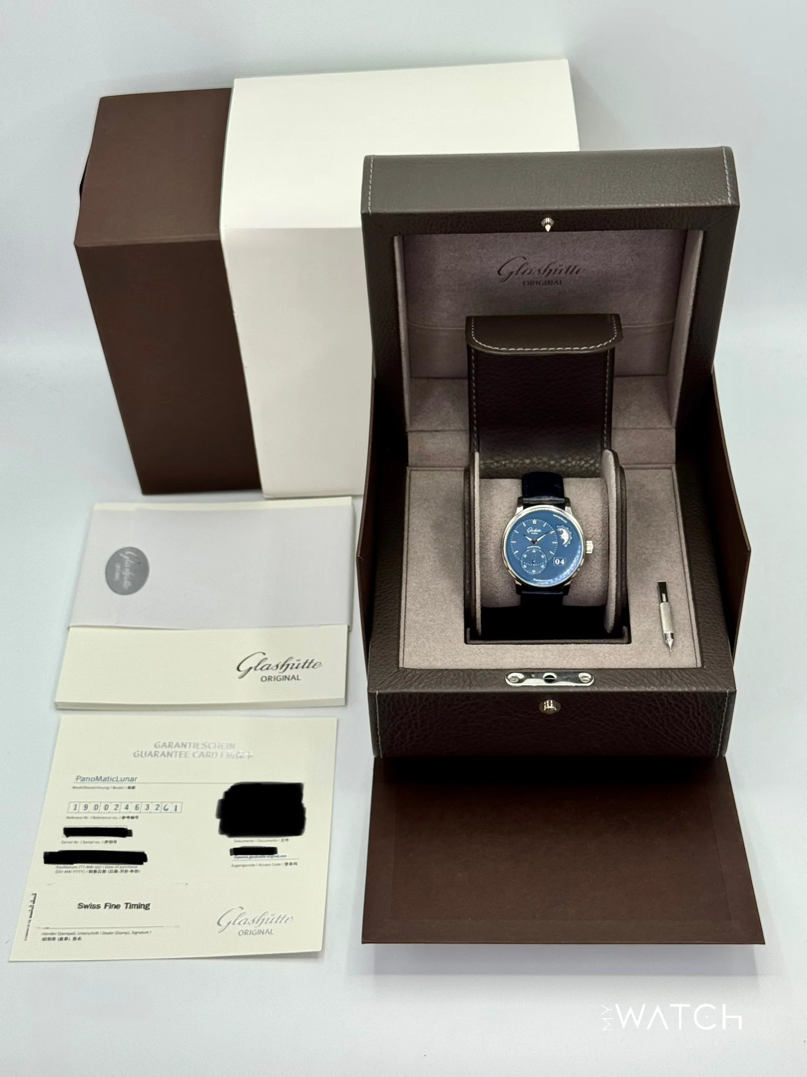 2025 Glashütte Original PanoMaticLunar 40mm 1-90-02-46-32-61 Blue Dial - Image 11