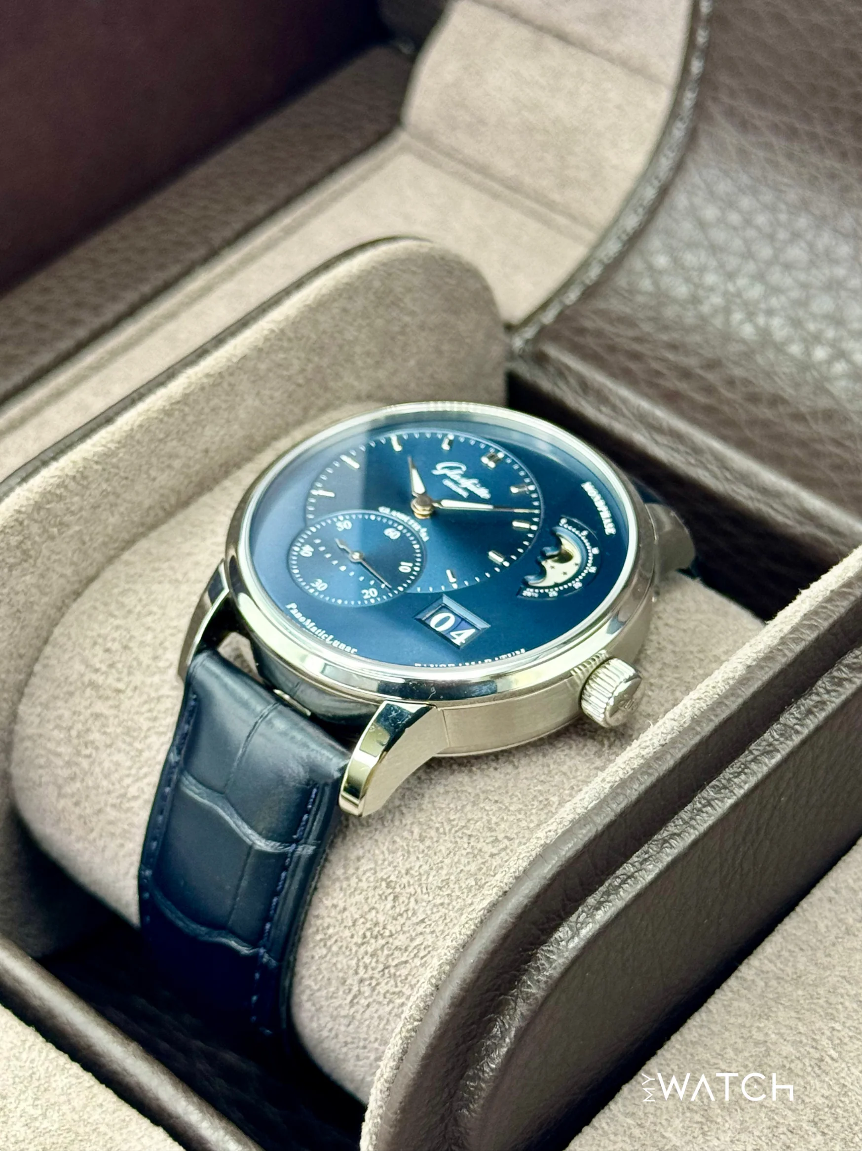 2025 Glashütte Original PanoMaticLunar 40mm 1-90-02-46-32-61 Blue Dial - Image 5