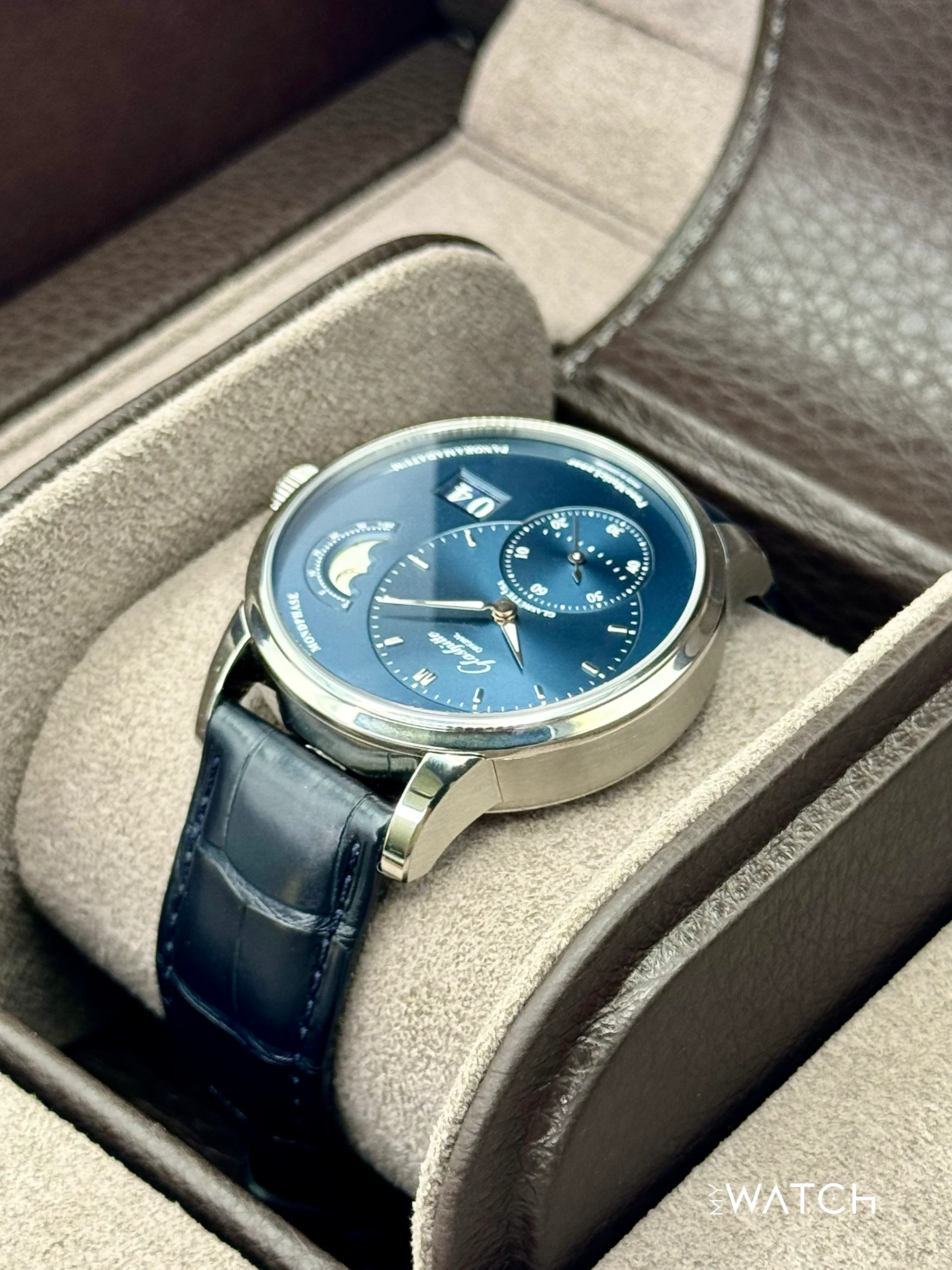2025 Glashütte Original PanoMaticLunar 40mm 1-90-02-46-32-61 Blue Dial - Image 7