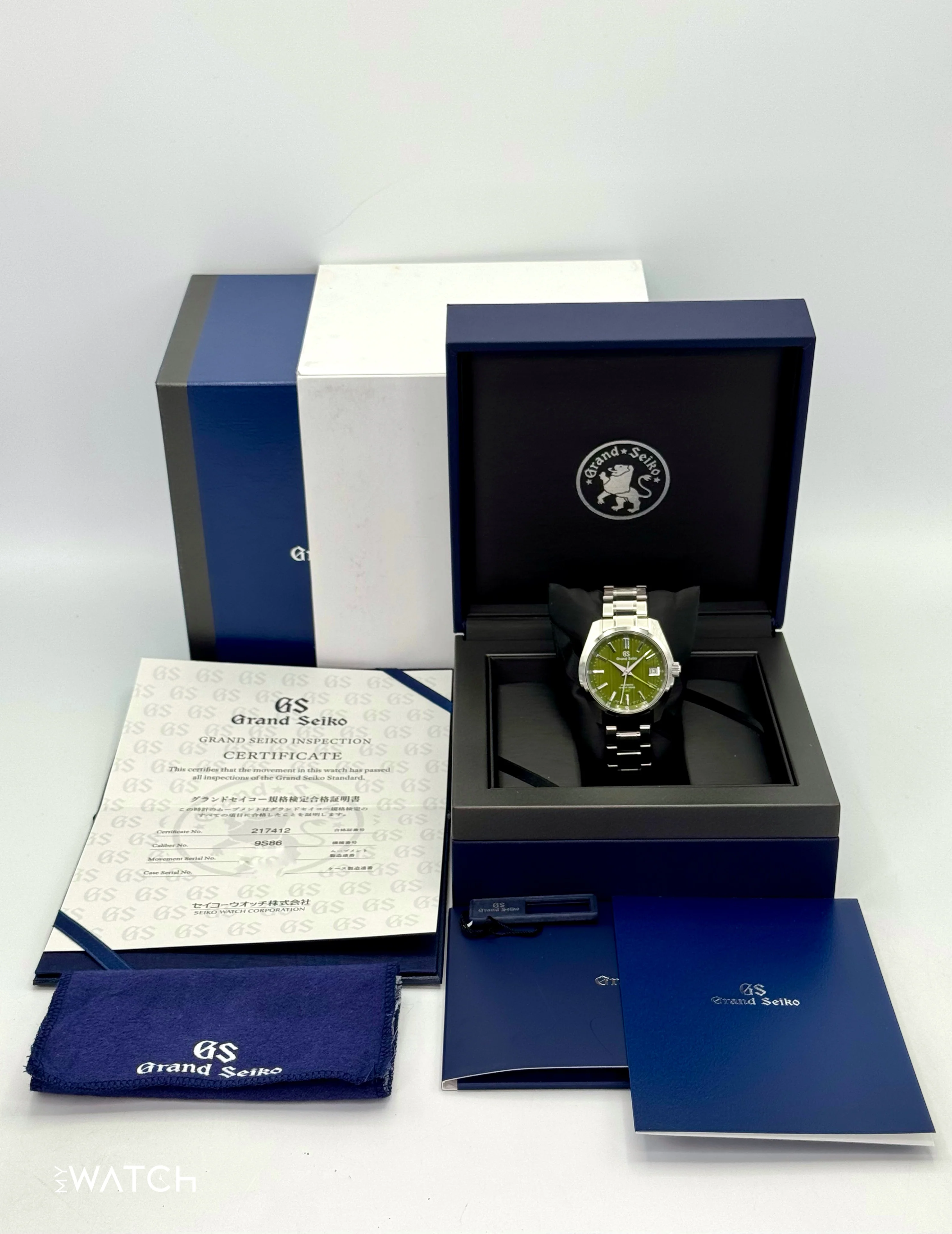 2025 Grand Seiko GMT 40mm SBGJ259G Stainless Steel Green Dial - Image 10