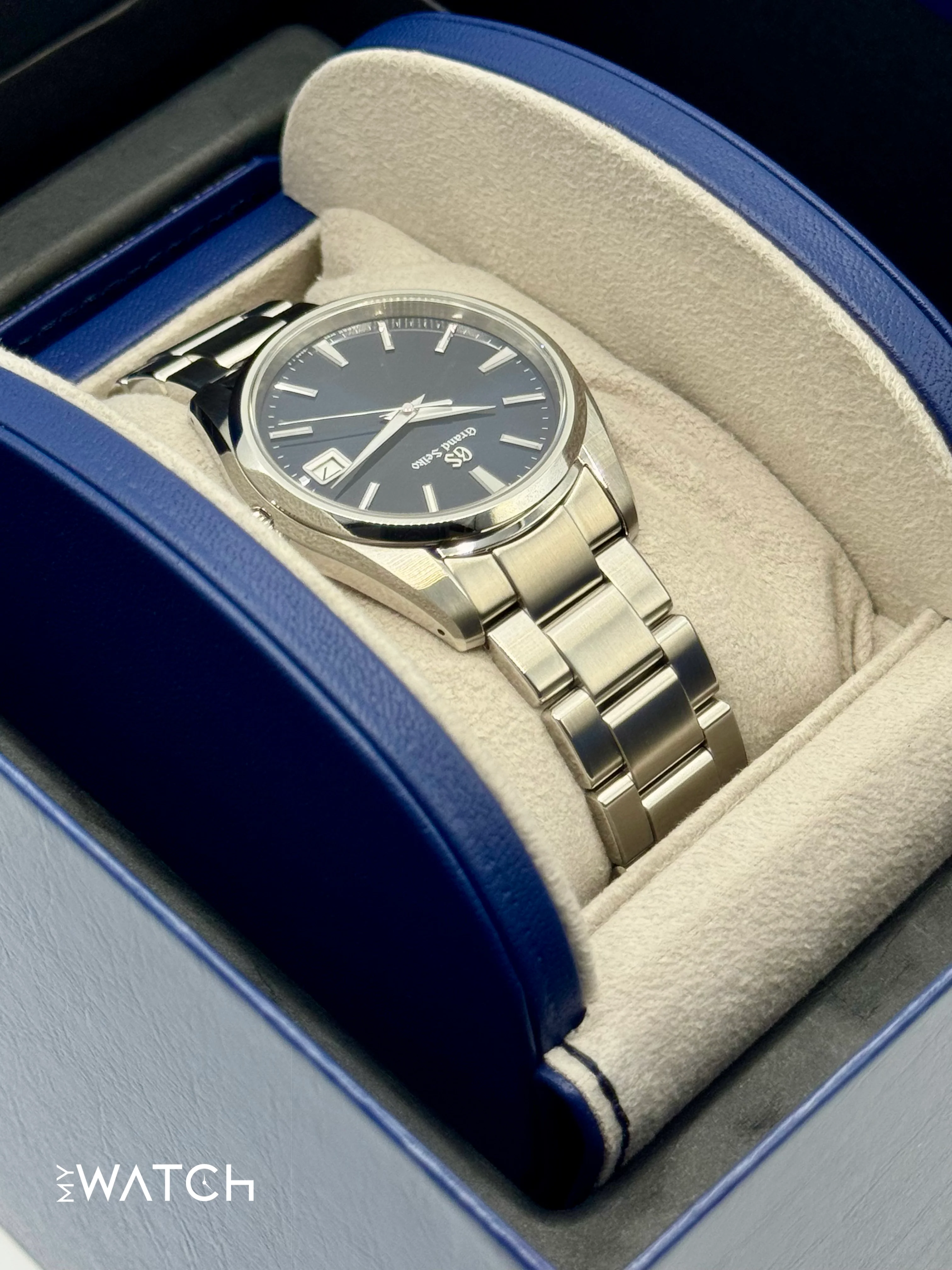 2025 Grand Seiko Heritage Collection 40mm SBGP013G Blue Dial - Image 6