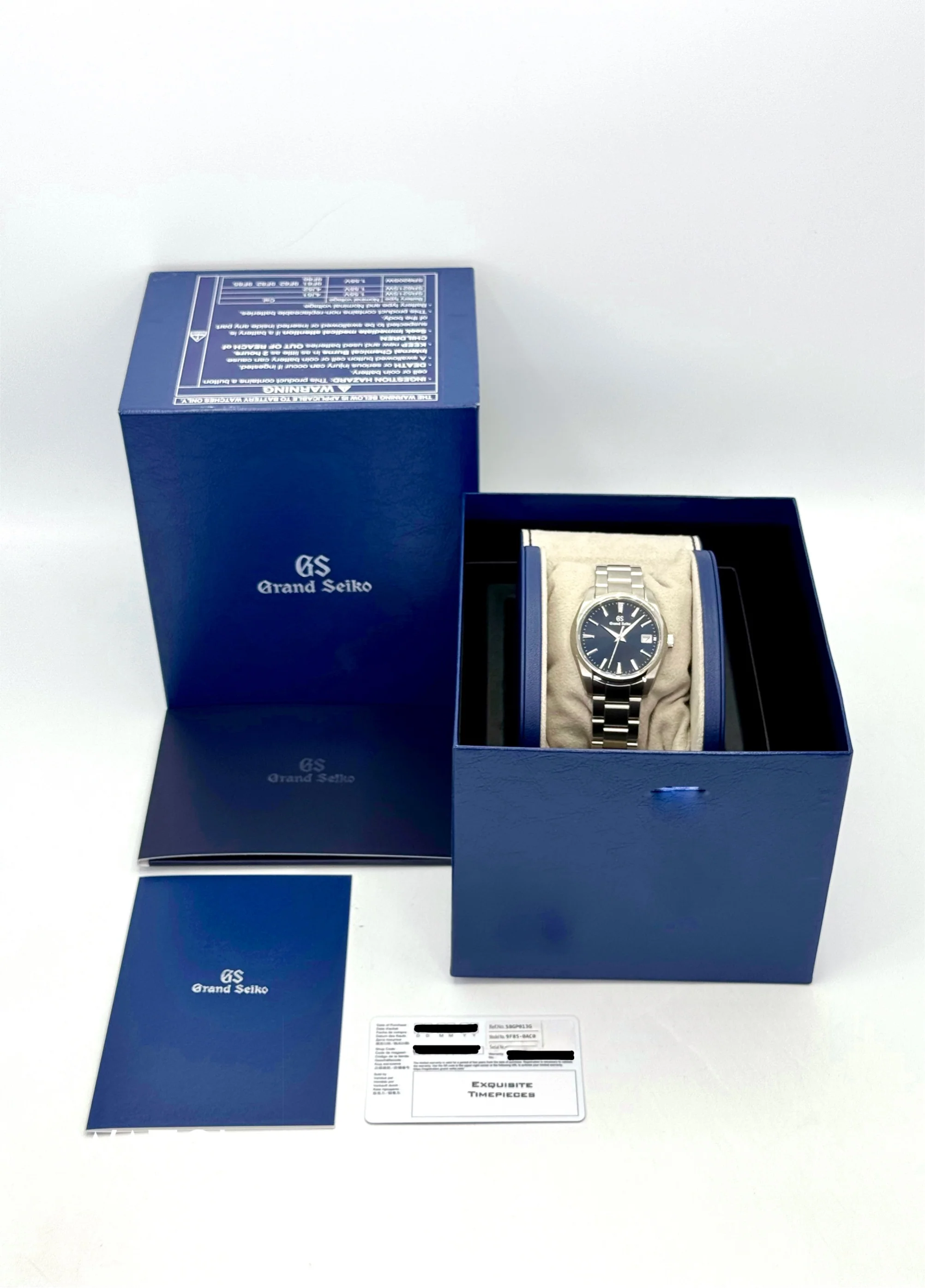 2025 Grand Seiko Heritage Collection 40mm SBGP013G Blue Dial - Image 9