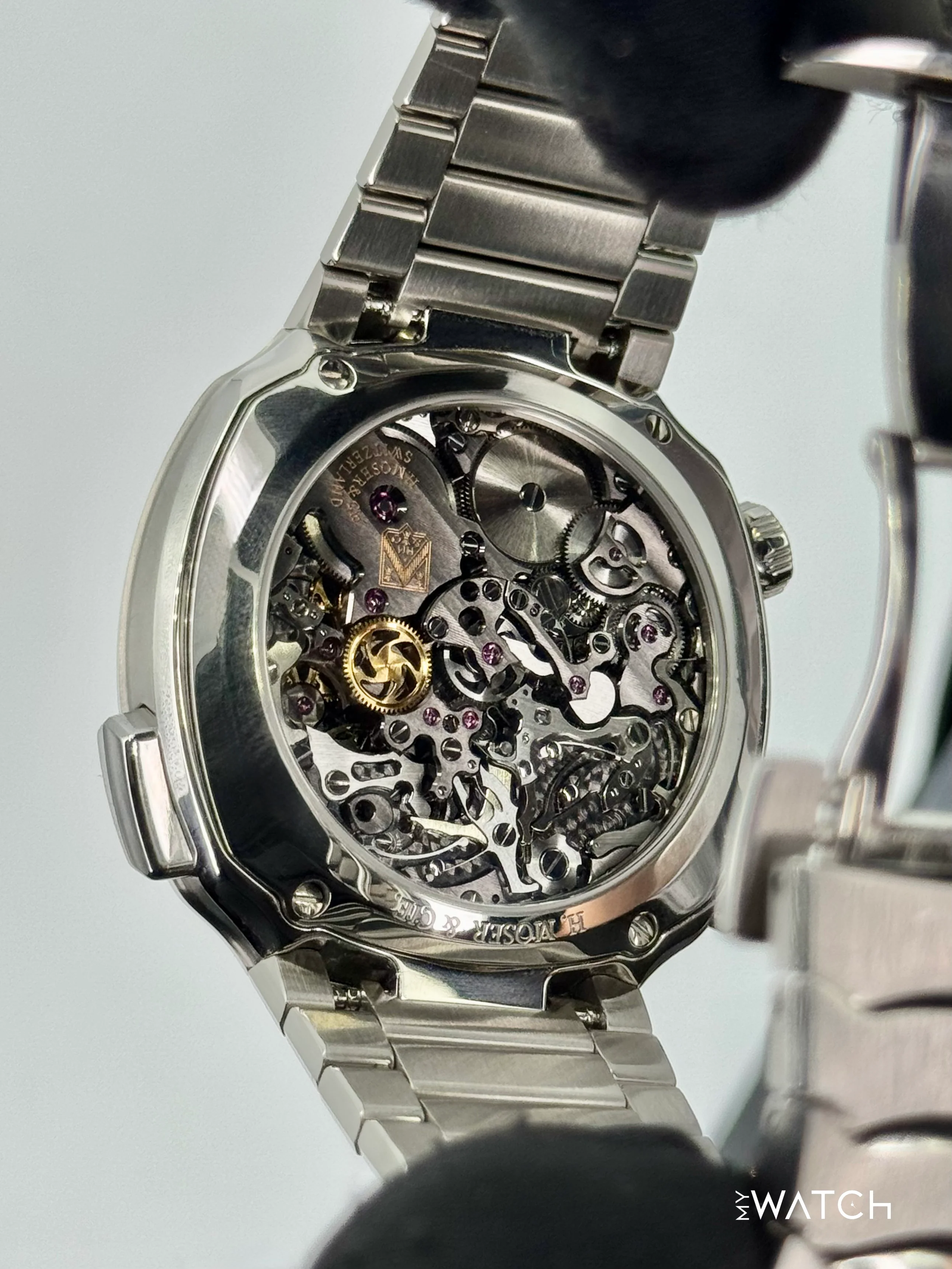 2025 H. Moser & Cie. Streamliner Flyback Chronograph 42.3mm 6907-1200 Blue Dial - Image 9
