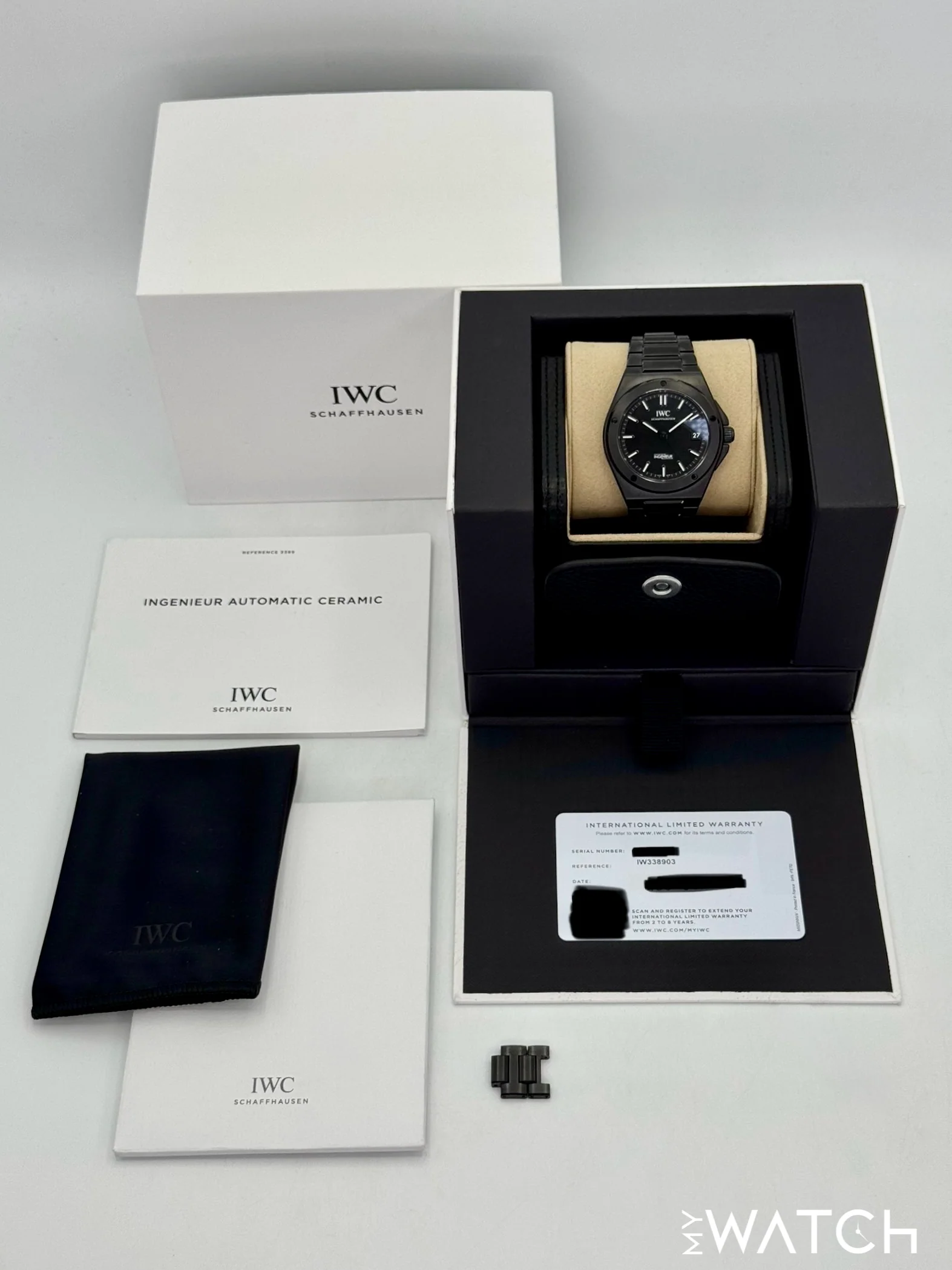 2025 IWC Ingenieur Automatic 42mm IW338903 Ceramic Black Dial - Image 12