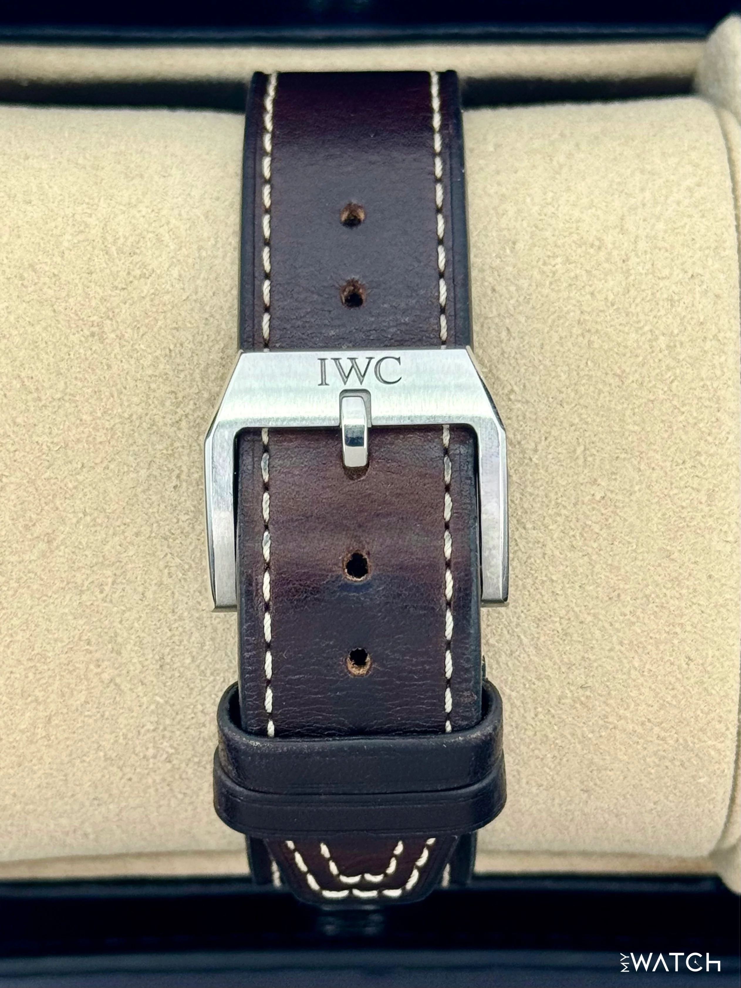 2025 IWC Pilot's Watch Chronograph 43mm IW378005 Stainless Steel Green Dial - Image 2
