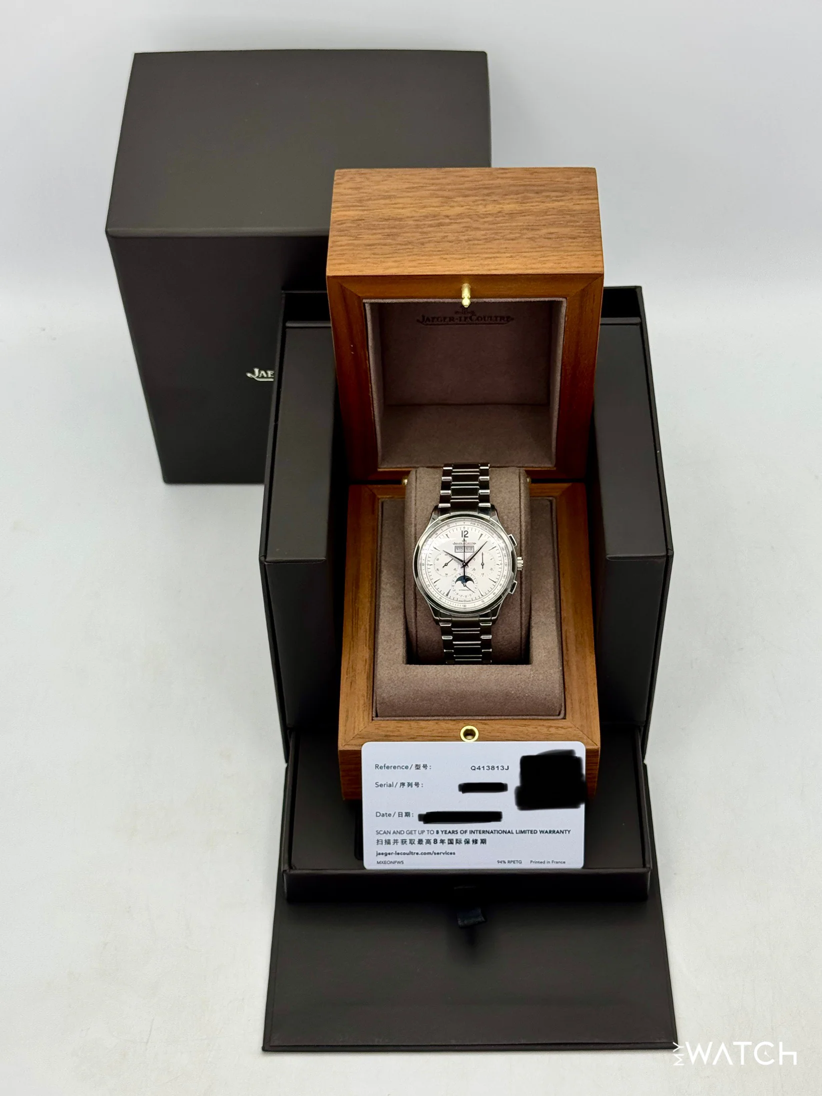 2025 Jaeger-LeCoultre Master Control 40mm Q413813J Stainless Steel White Dial - Image 10