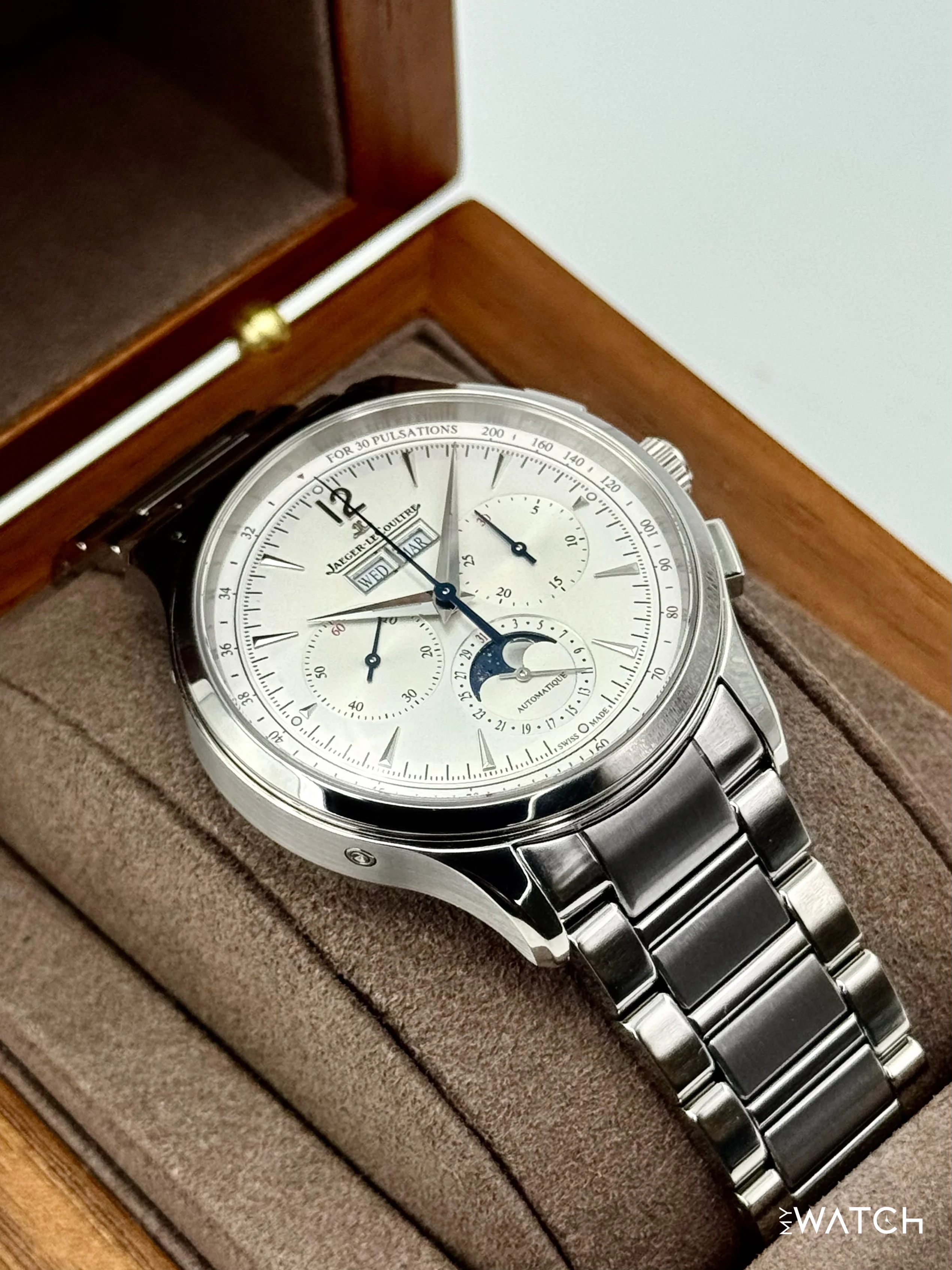 2025 Jaeger-LeCoultre Master Control 40mm Q413813J Stainless Steel White Dial - Image 8