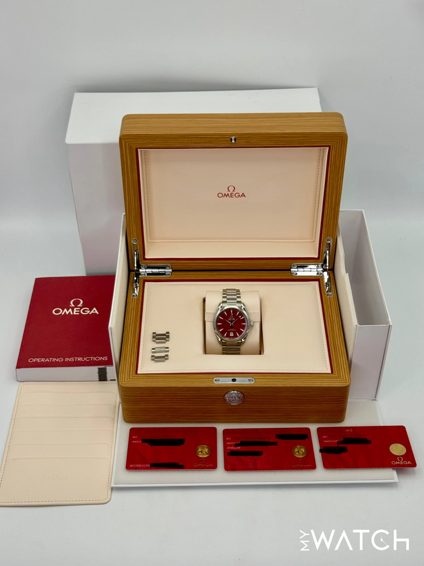 2025 Omega Seamaster Aqua Terra 38mm 220.10.38.20.13.003 Red Dial - Image 11