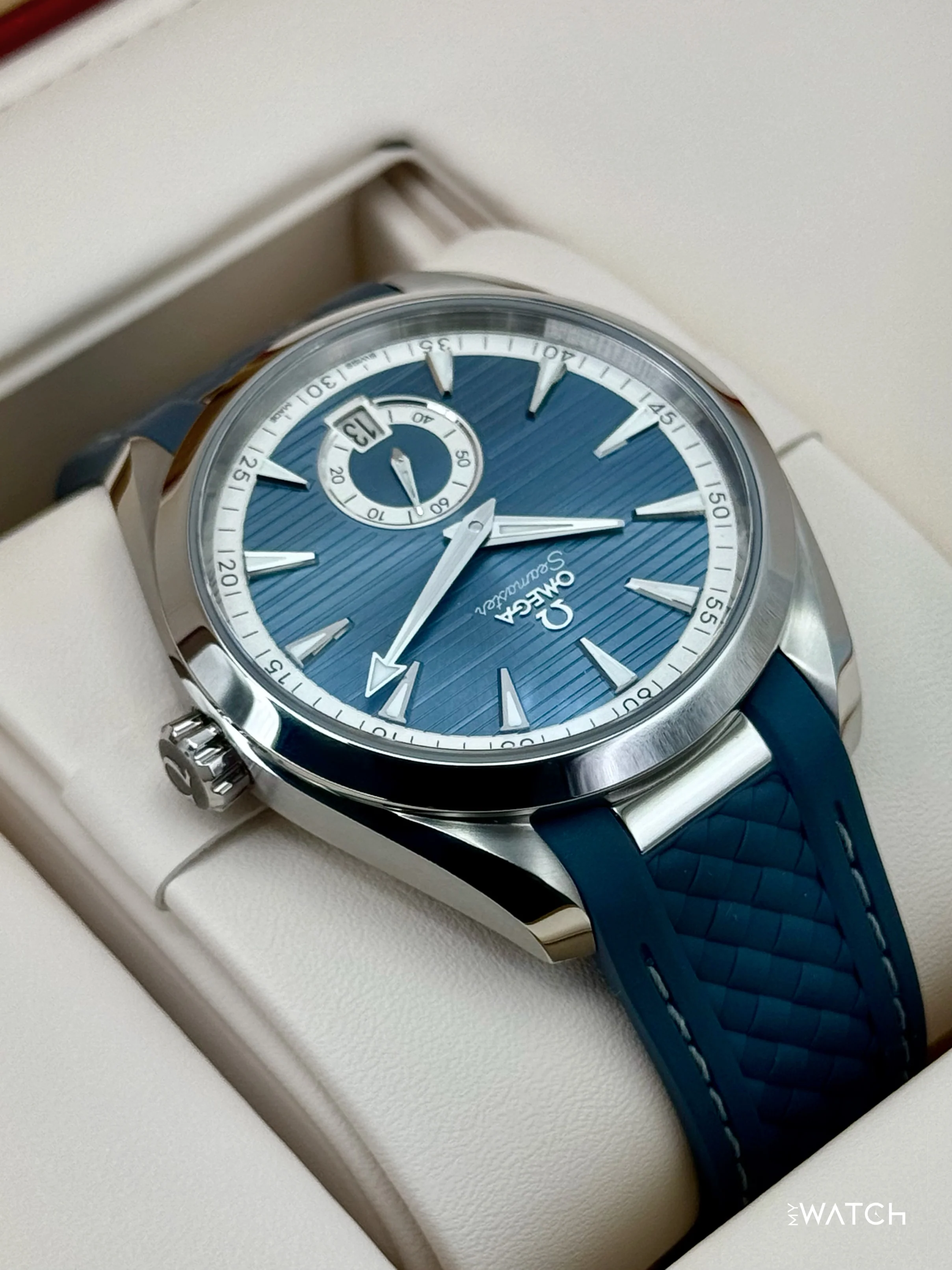 2025 Omega Seamaster Aqua Terra 41mm 220.12.41.21.03.005 Blue Dial - Image 8