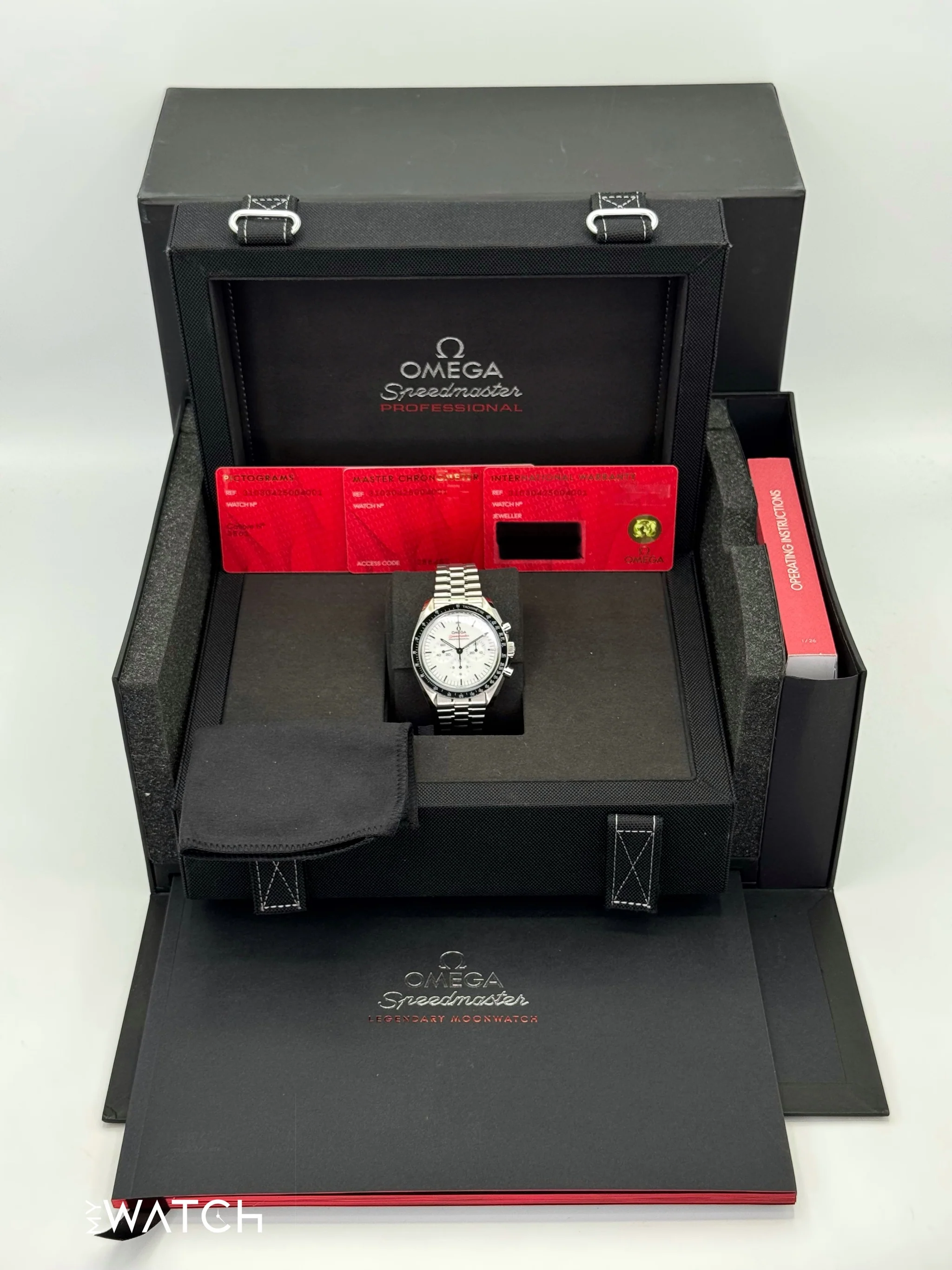 2025 Omega Speedmaster Moonwatch Pro 42mm 310.30.42.50.04.001 White Dial - Image 10