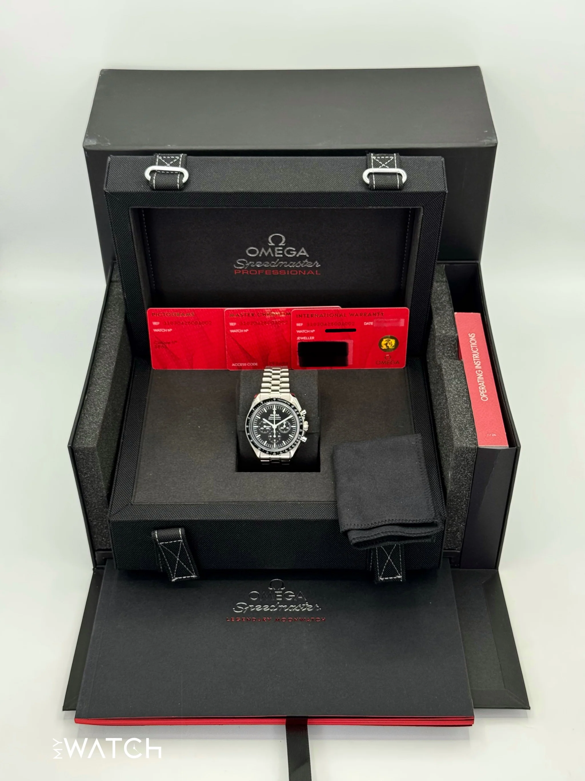 2025 Omega Speedmaster Moonwatch Pro 42mm 310.30.42.50.01.002  Black Dial - Image 10