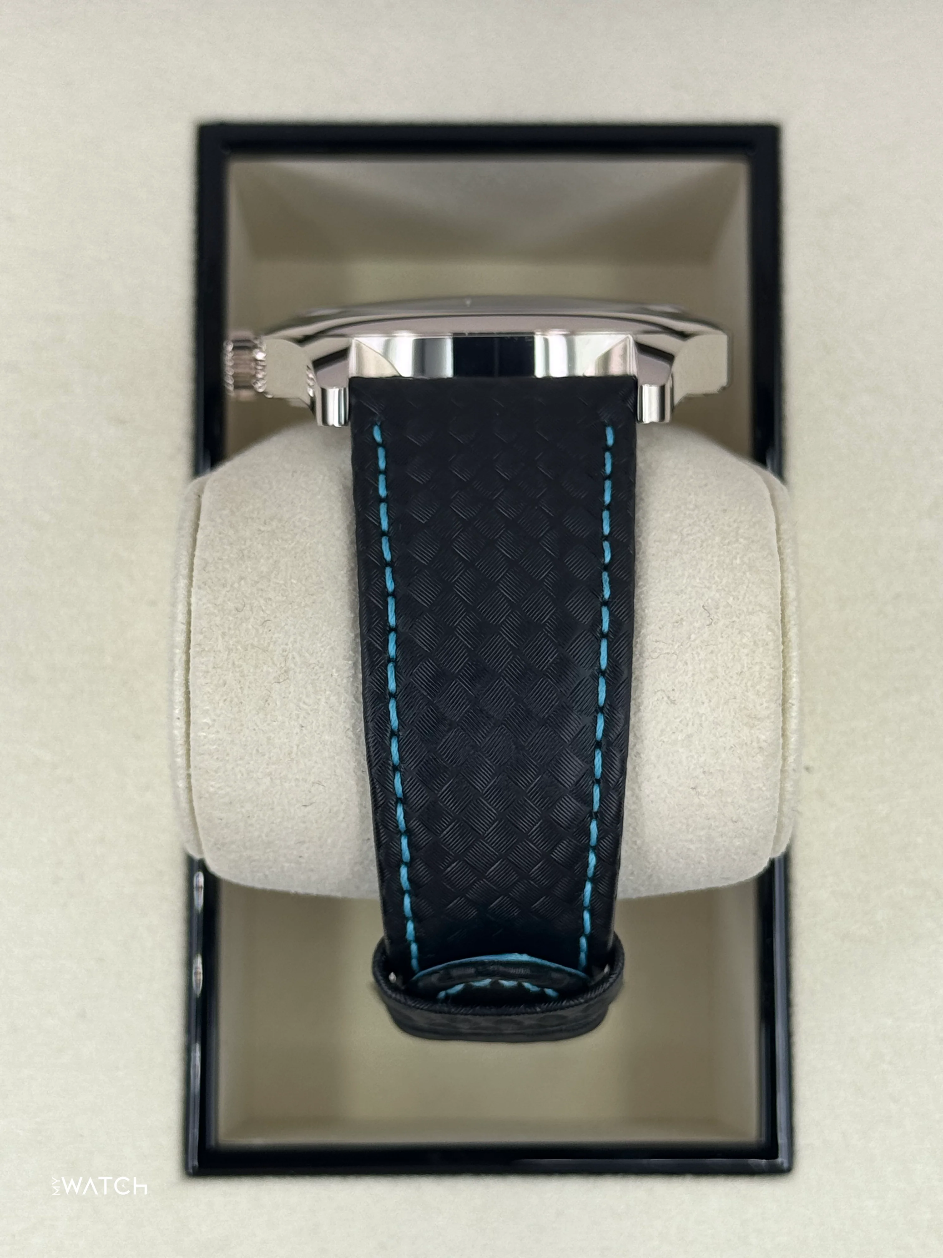 2025 Patek Philippe Calatrava Blue 6007G White Gold Black Dial - Image 4