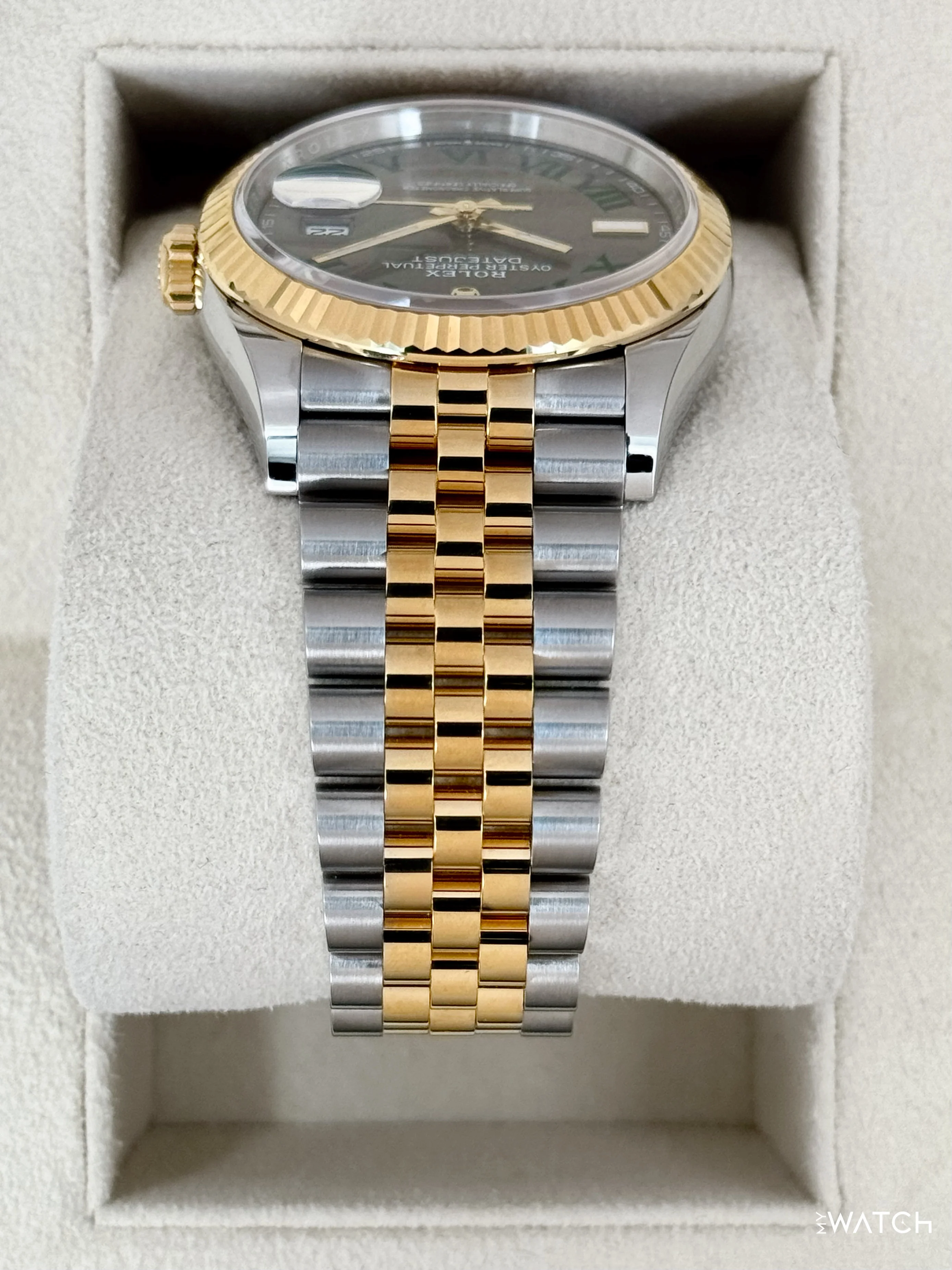 2025 Rolex Datejust 36mm 126233 Two-Tone Jubilee Wimbledon Dial - Image 4