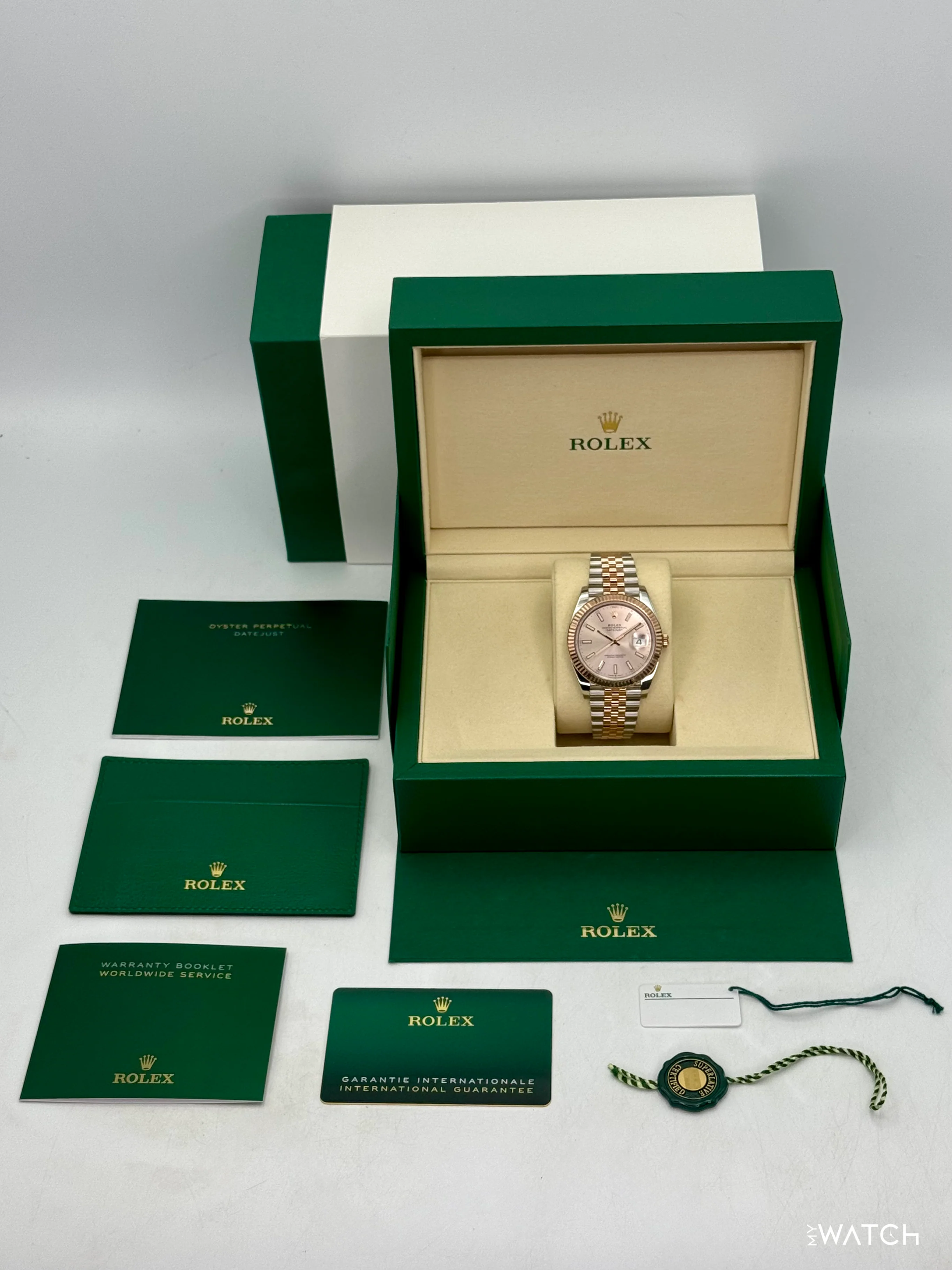 2025 Rolex Datejust 41mm 126331 Two-Tone Jubilee Sundust Dial - Image 10