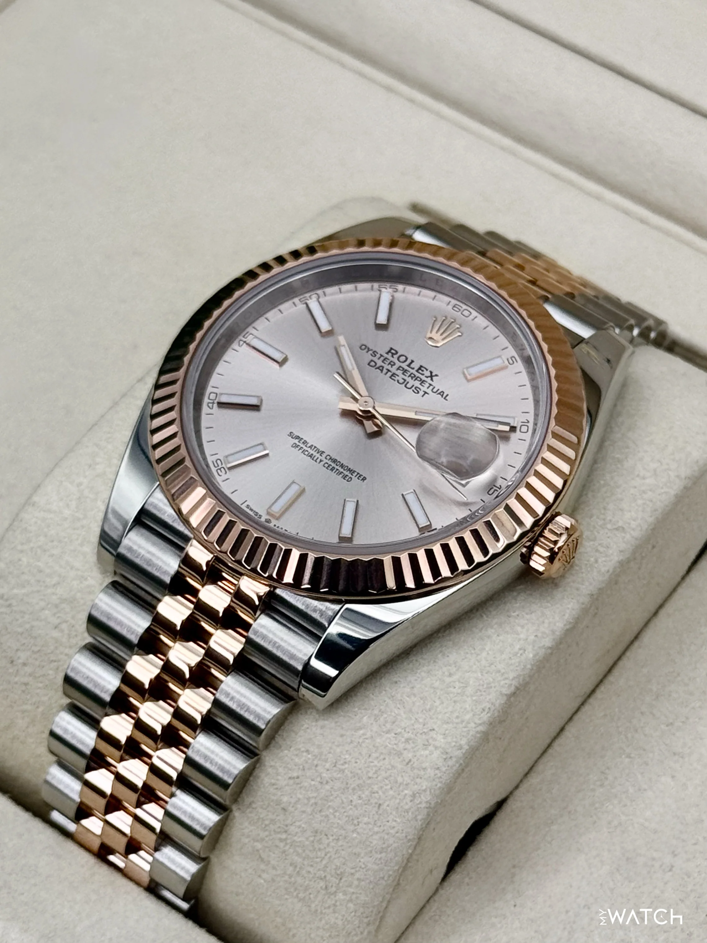 2025 Rolex Datejust 41mm 126331 Two-Tone Jubilee Sundust Dial - Image 5