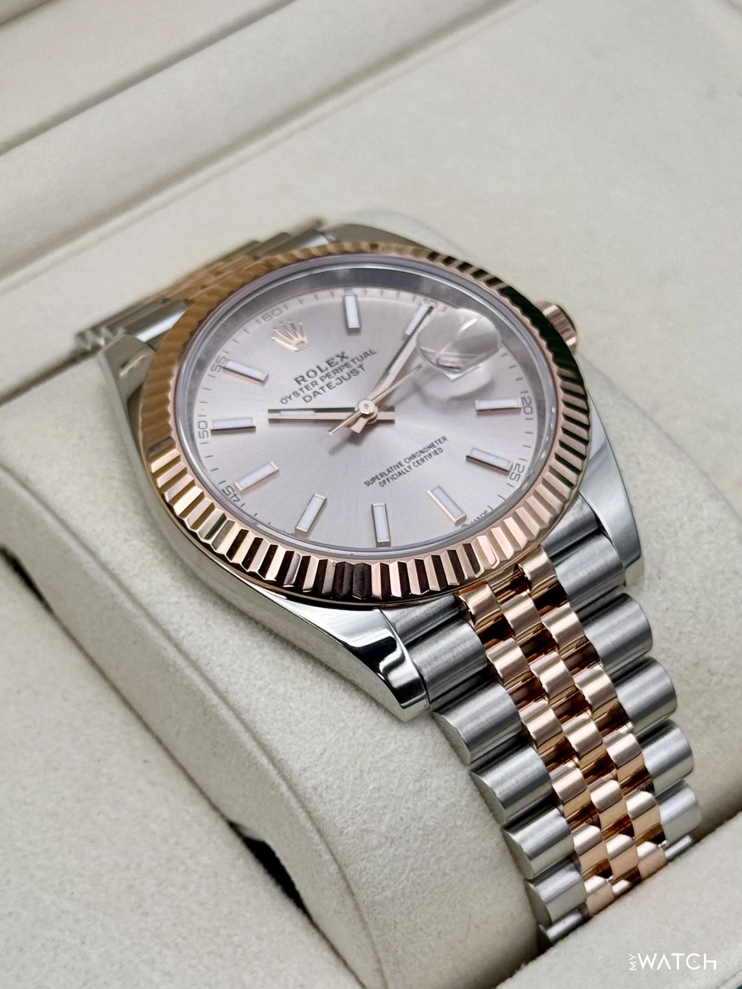 2025 Rolex Datejust 41mm 126331 Two-Tone Jubilee Sundust Dial - Image 6