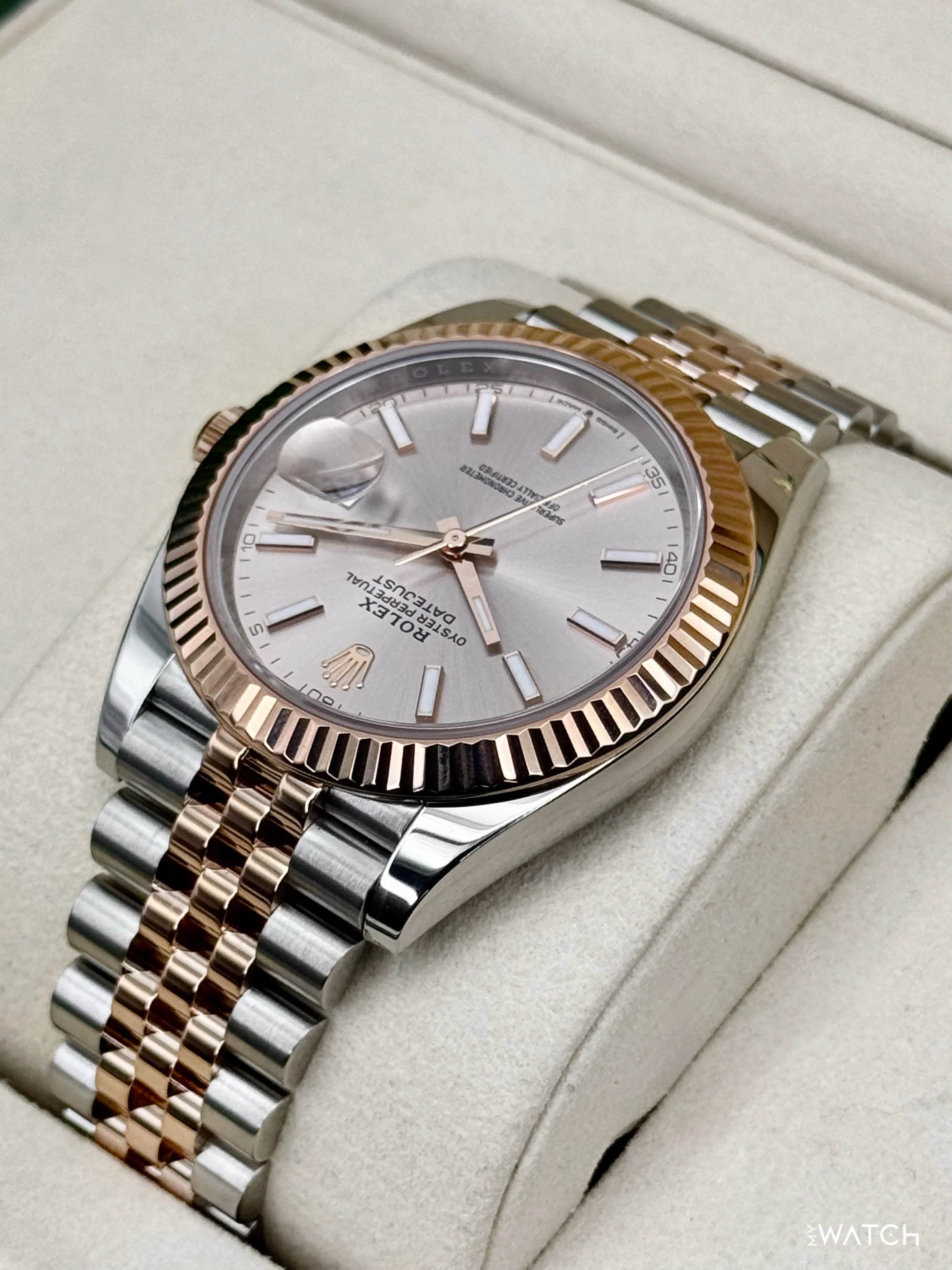 2025 Rolex Datejust 41mm 126331 Two-Tone Jubilee Sundust Dial - Image 7