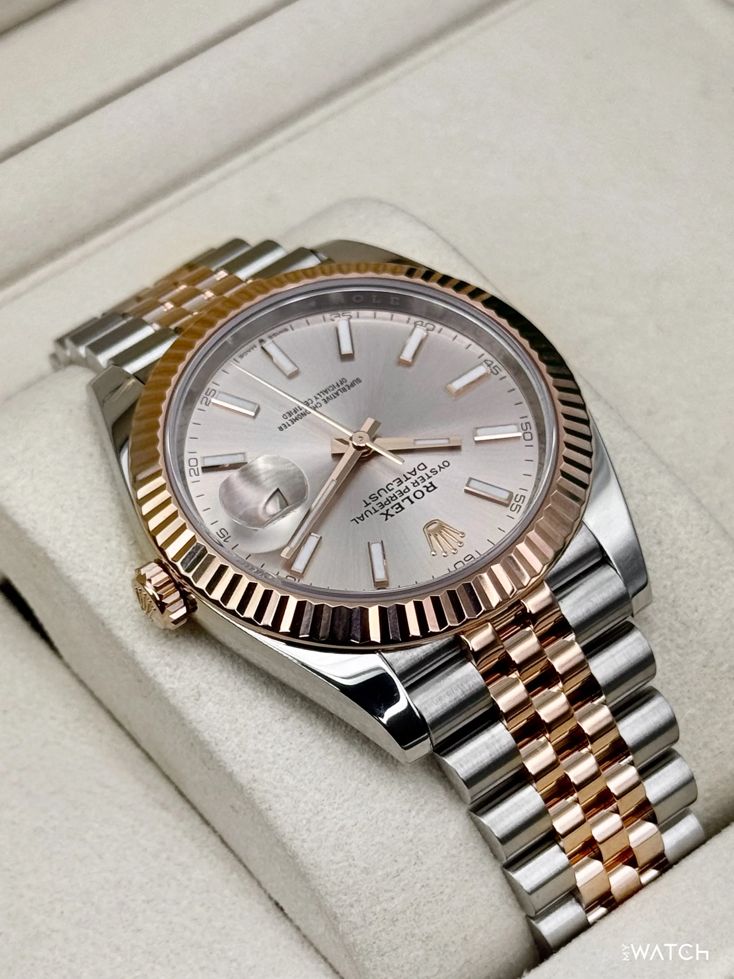 2025 Rolex Datejust 41mm 126331 Two-Tone Jubilee Sundust Dial - Image 8