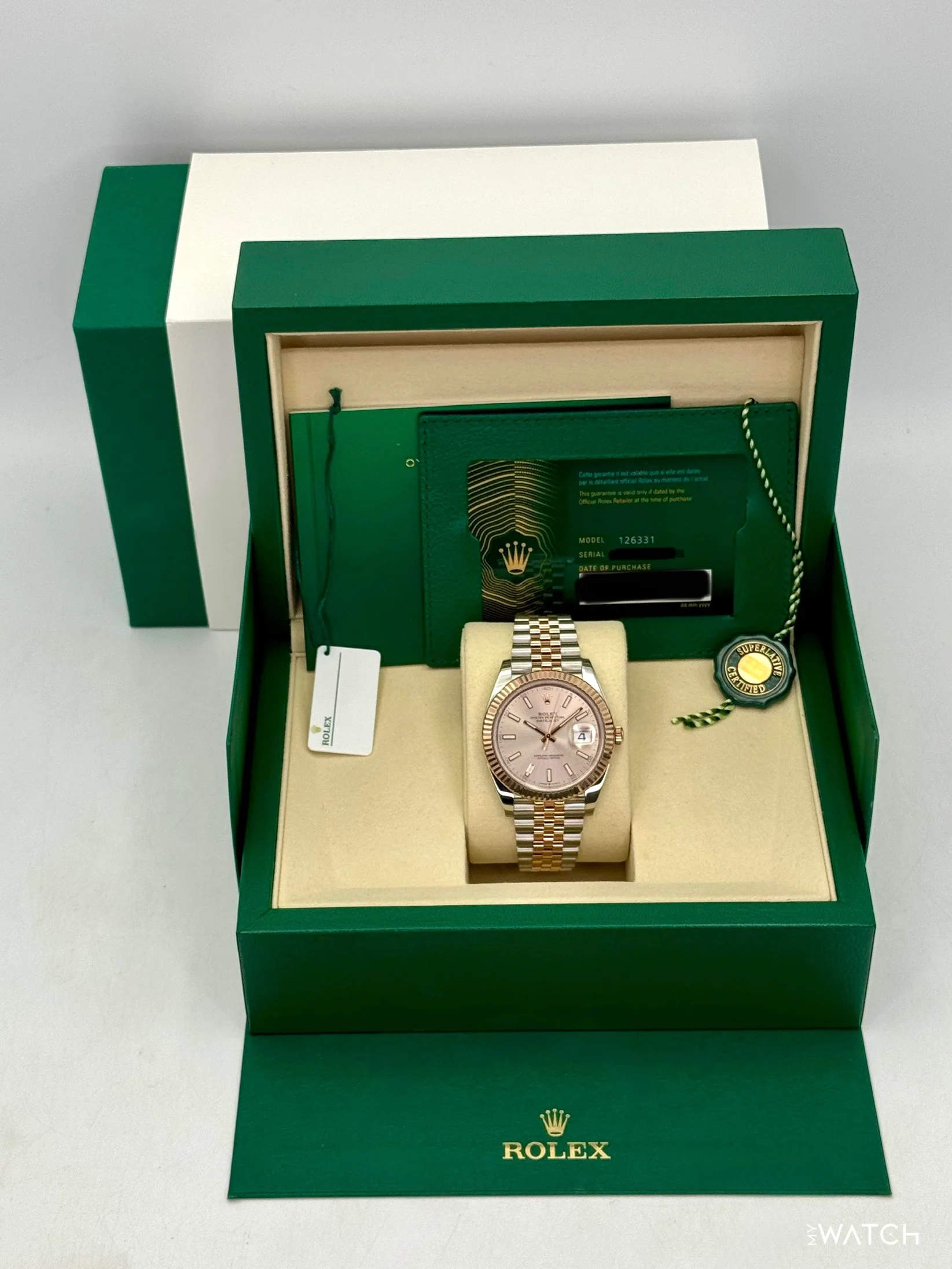2025 Rolex Datejust 41mm 126331 Two-Tone Jubilee Sundust Dial - Image 9