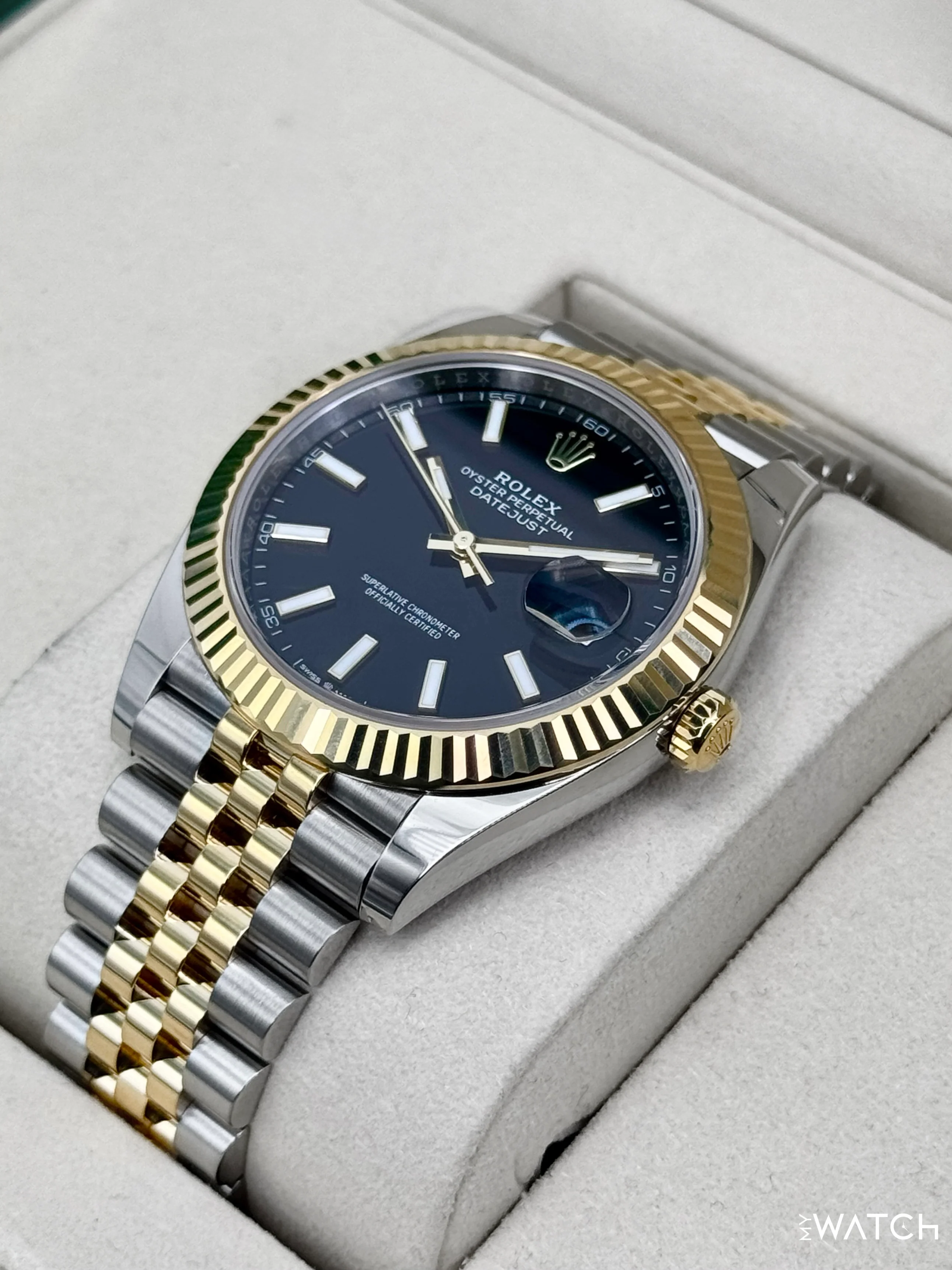 2025 Rolex Datejust 41mm 126333 Two-Tone Jubilee Black Dial - Image 5
