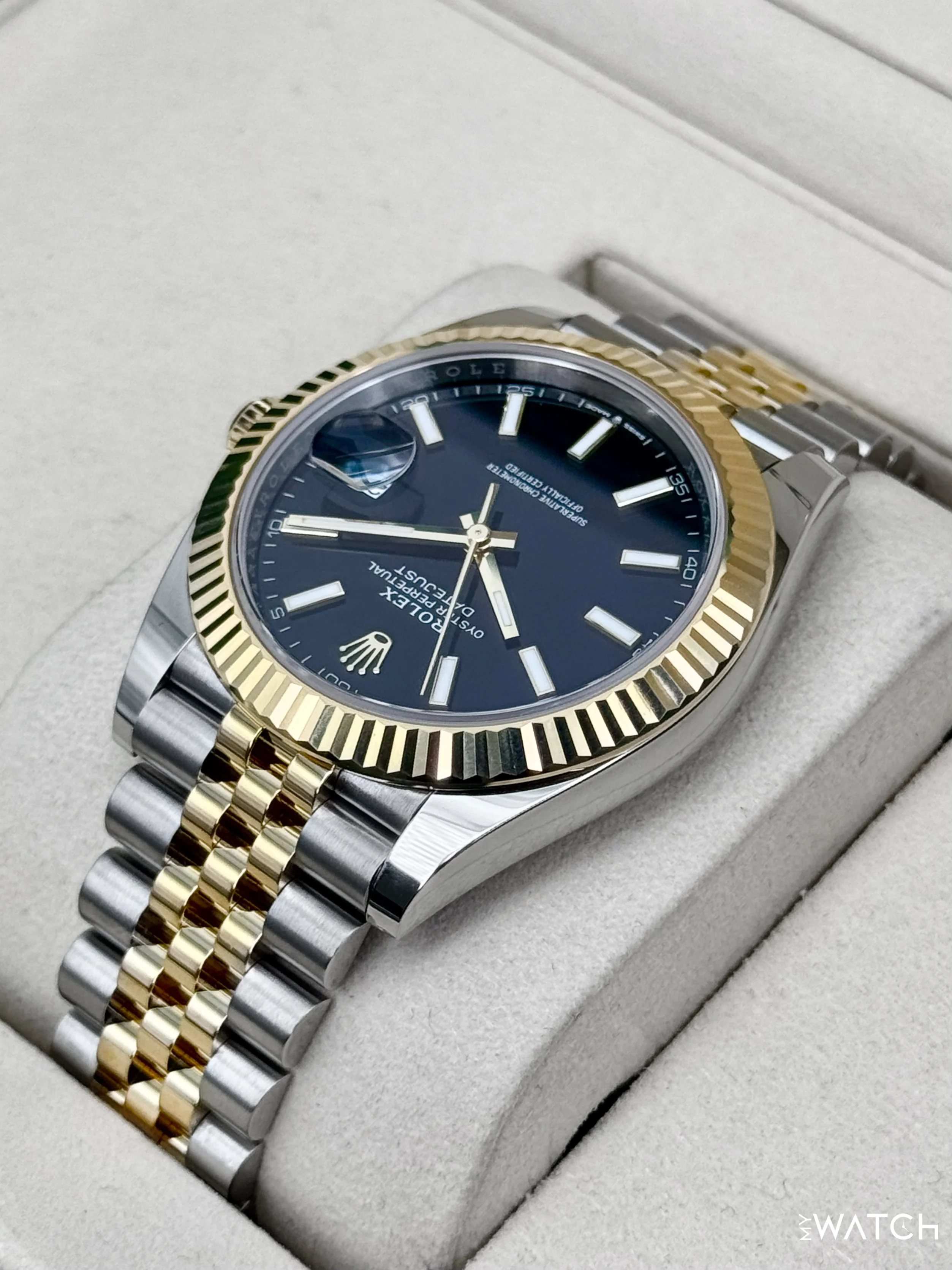 2025 Rolex Datejust 41mm 126333 Two-Tone Jubilee Black Dial - Image 7