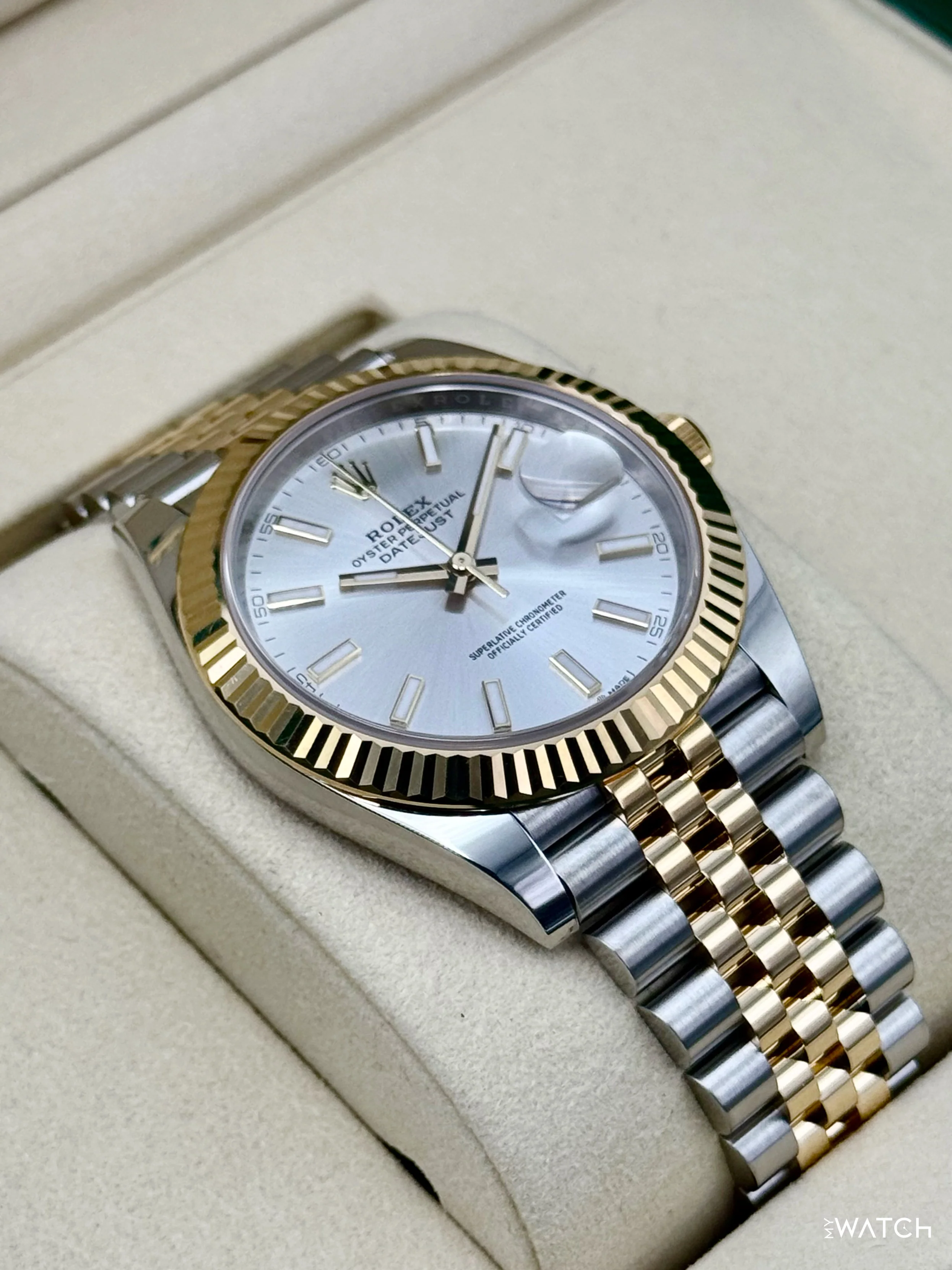 2025 Rolex Datejust 41mm 126333 Two-Tone Jubilee Silver Dial - Image 6