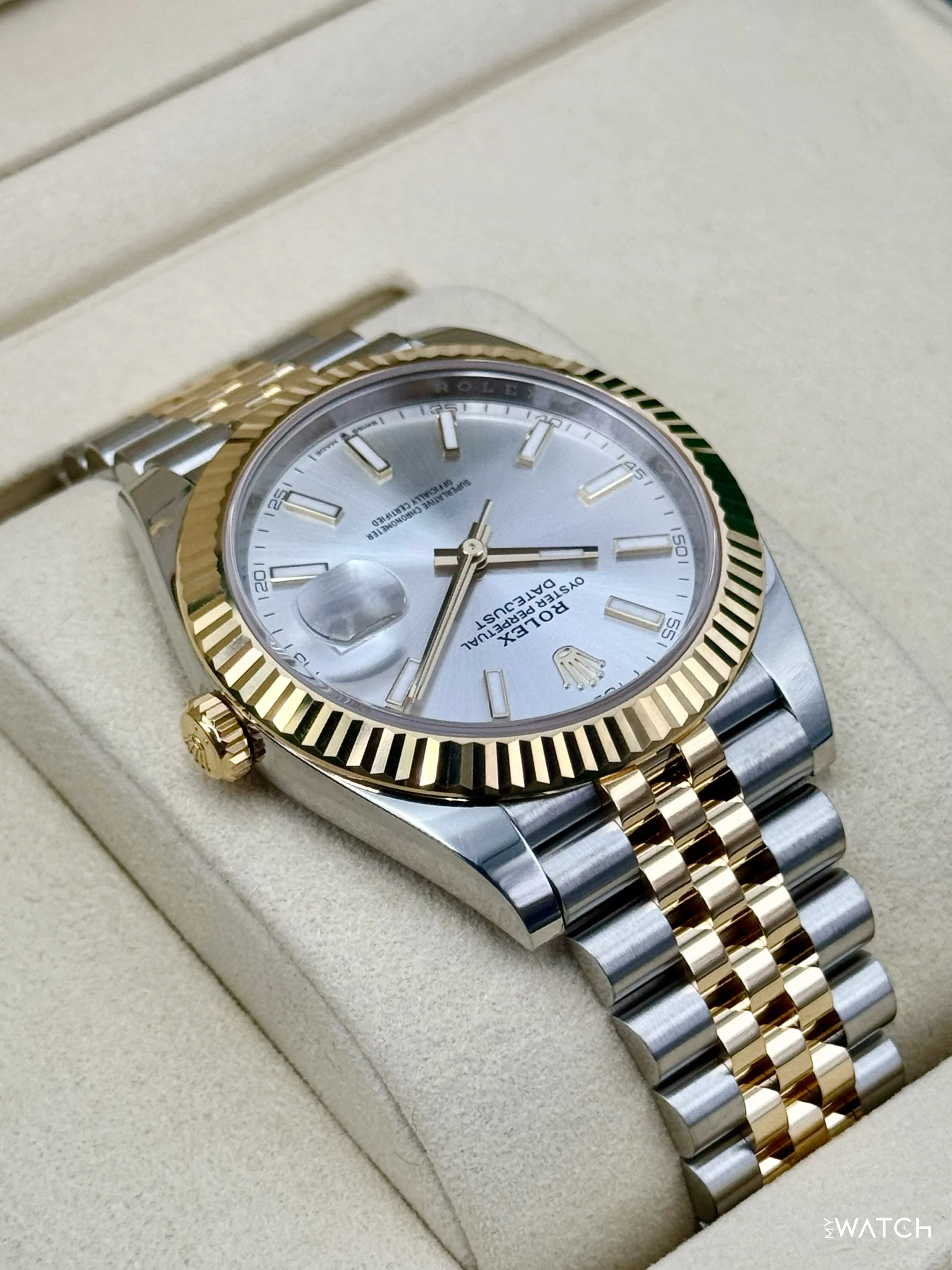 2025 Rolex Datejust 41mm 126333 Two-Tone Jubilee Silver Dial - Image 8