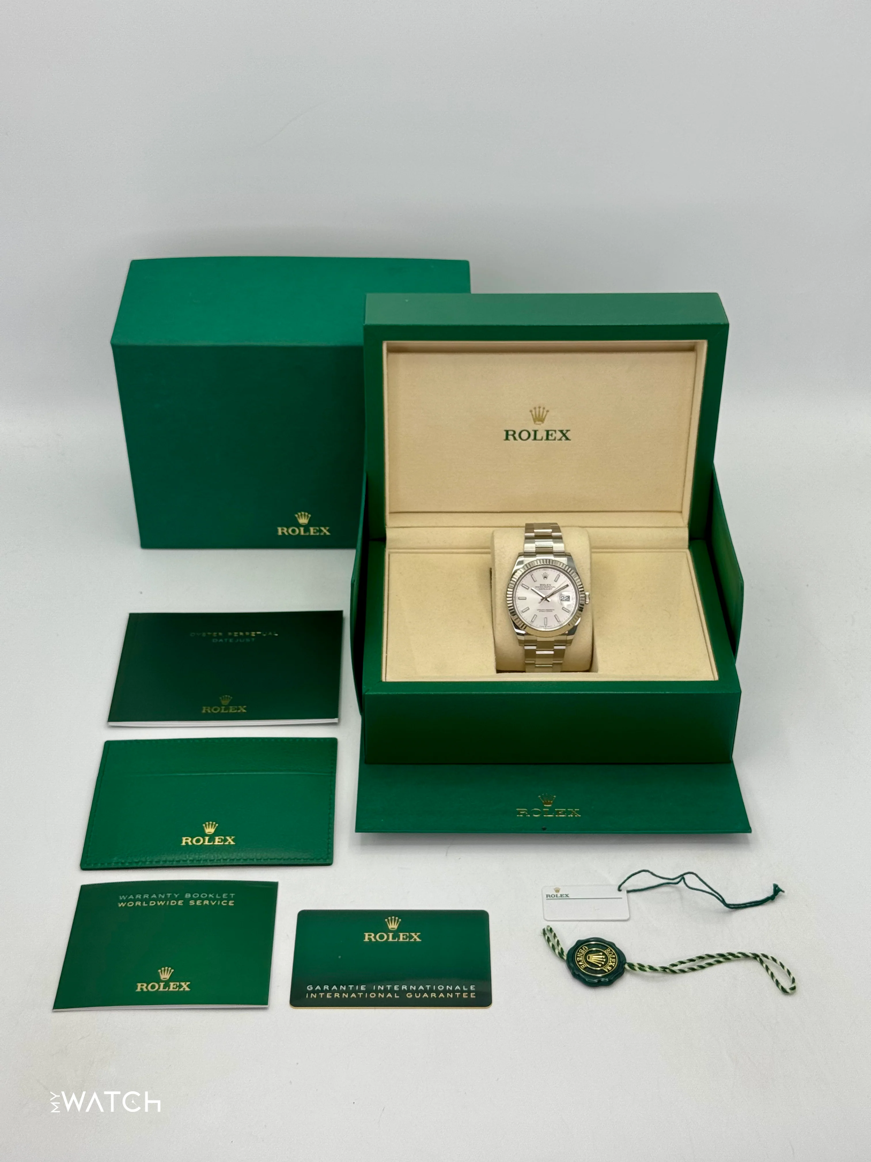 2025 Rolex Datejust 41mm 126334 Stainless Steel Oyster Silver Dial - Image 10