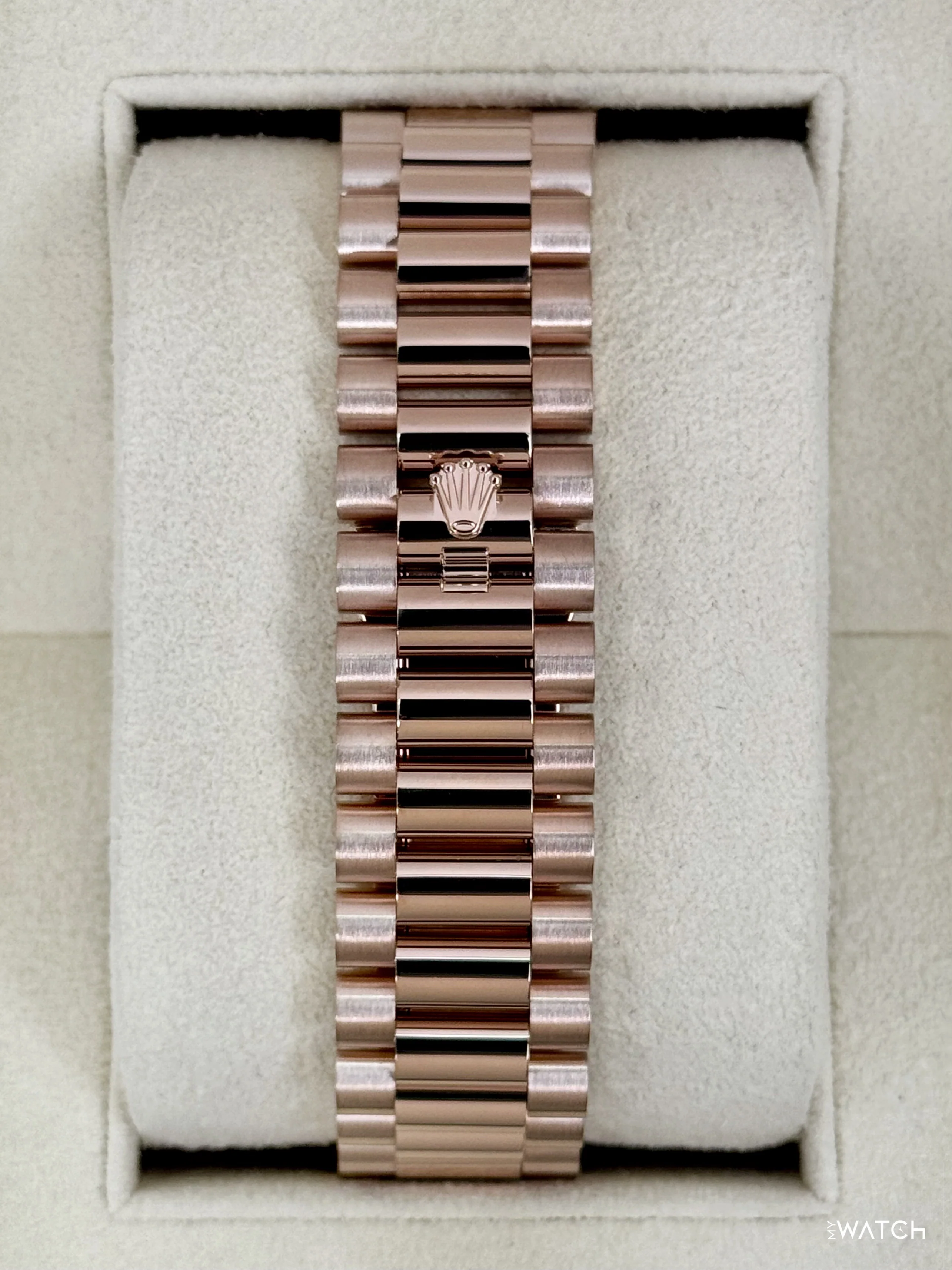 2025 Rolex Day-Date 40mm 228235 Presidential Rose Gold Olive Dial - Image 2