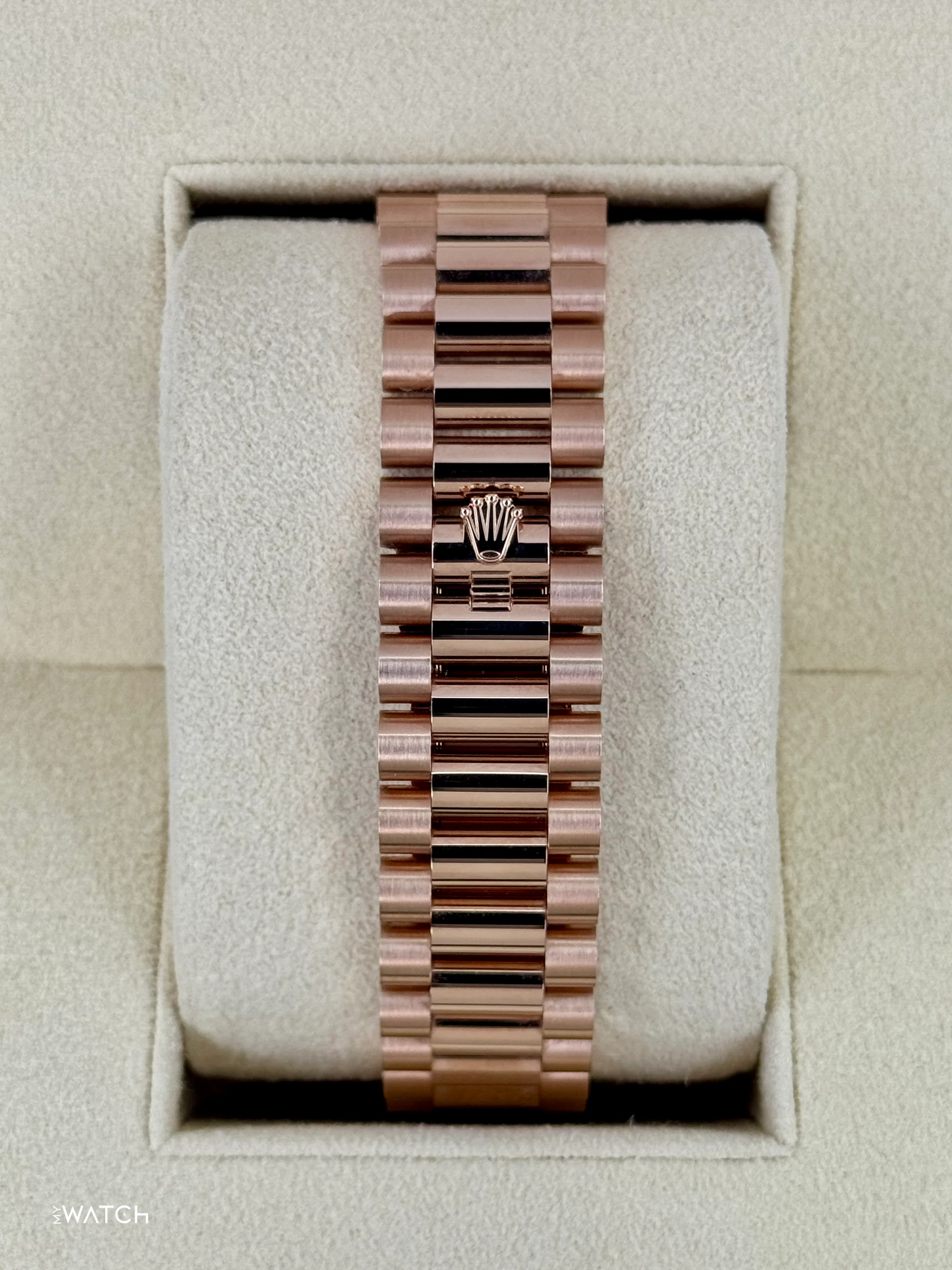 2025 Rolex Day-Date 40mm 228235 Presidential Rose Gold Olive Dial - Image 2