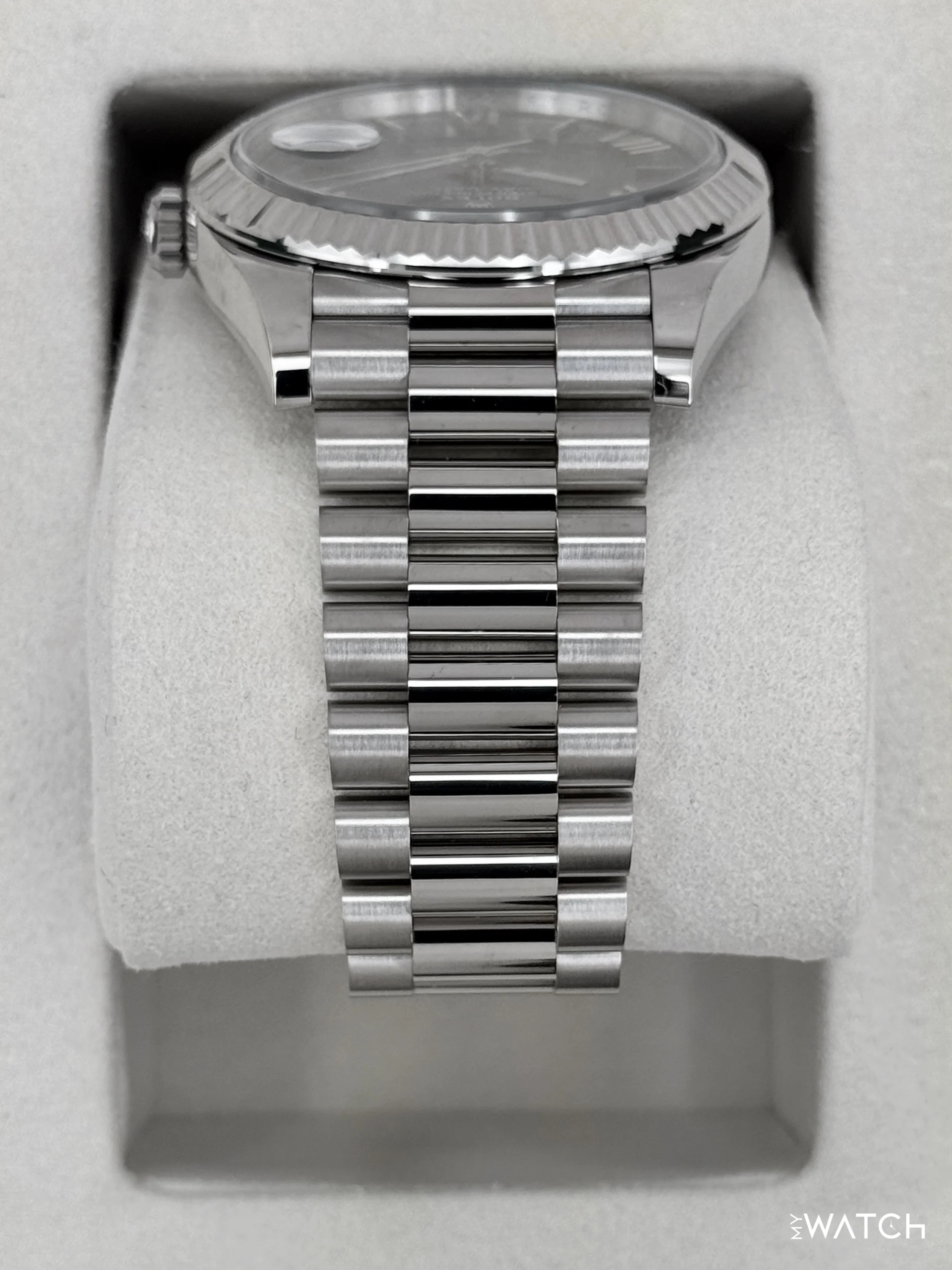 2025 Rolex Day-Date 40mm 228239 Presidential Blue Ombre Dial - Image 5