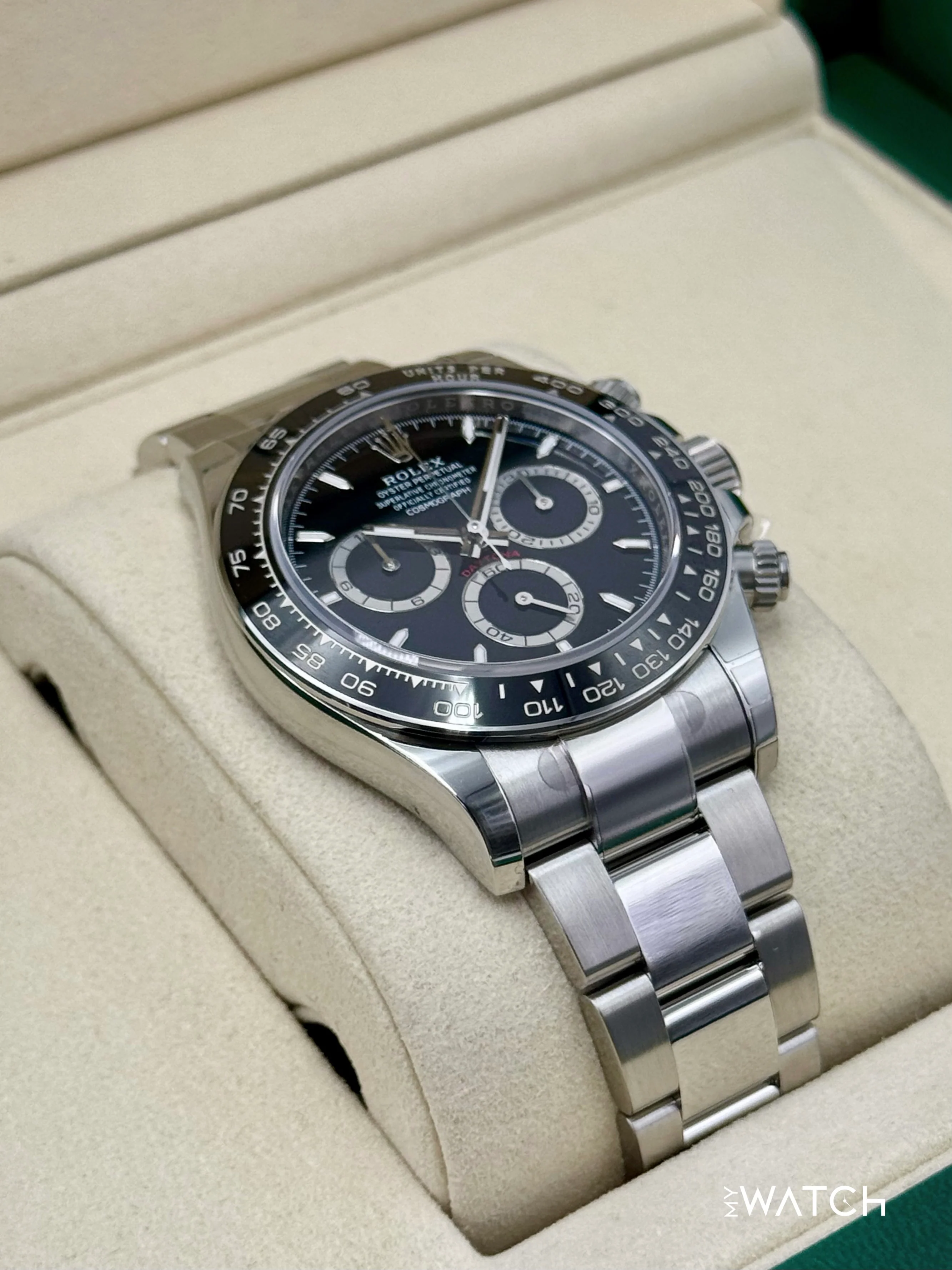 2025 Rolex Daytona 40mm 126500LN Stainless Steel Black Dial (STICKERED) - Image 6
