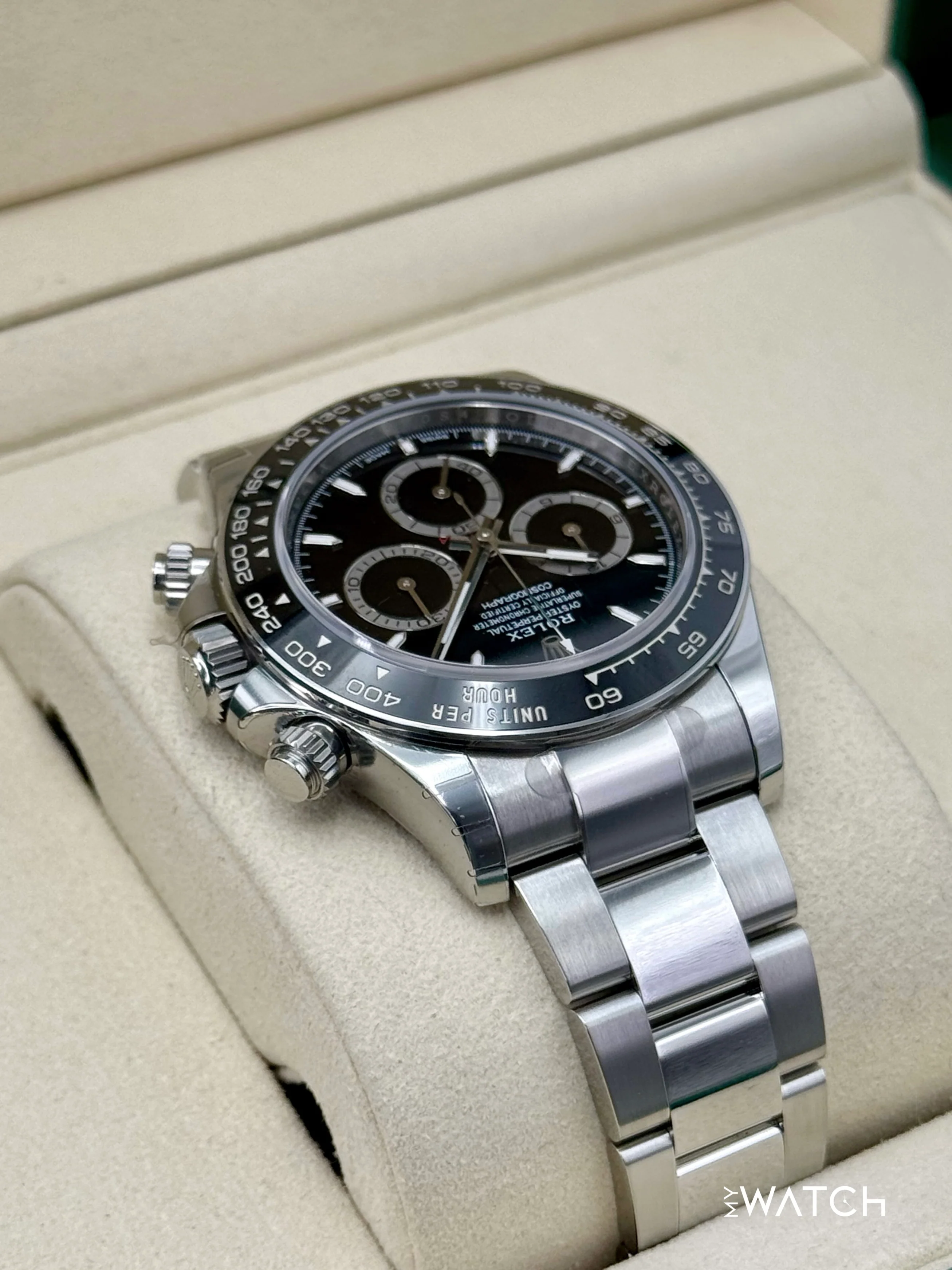 2025 Rolex Daytona 40mm 126500LN Stainless Steel Black Dial (STICKERED) - Image 8