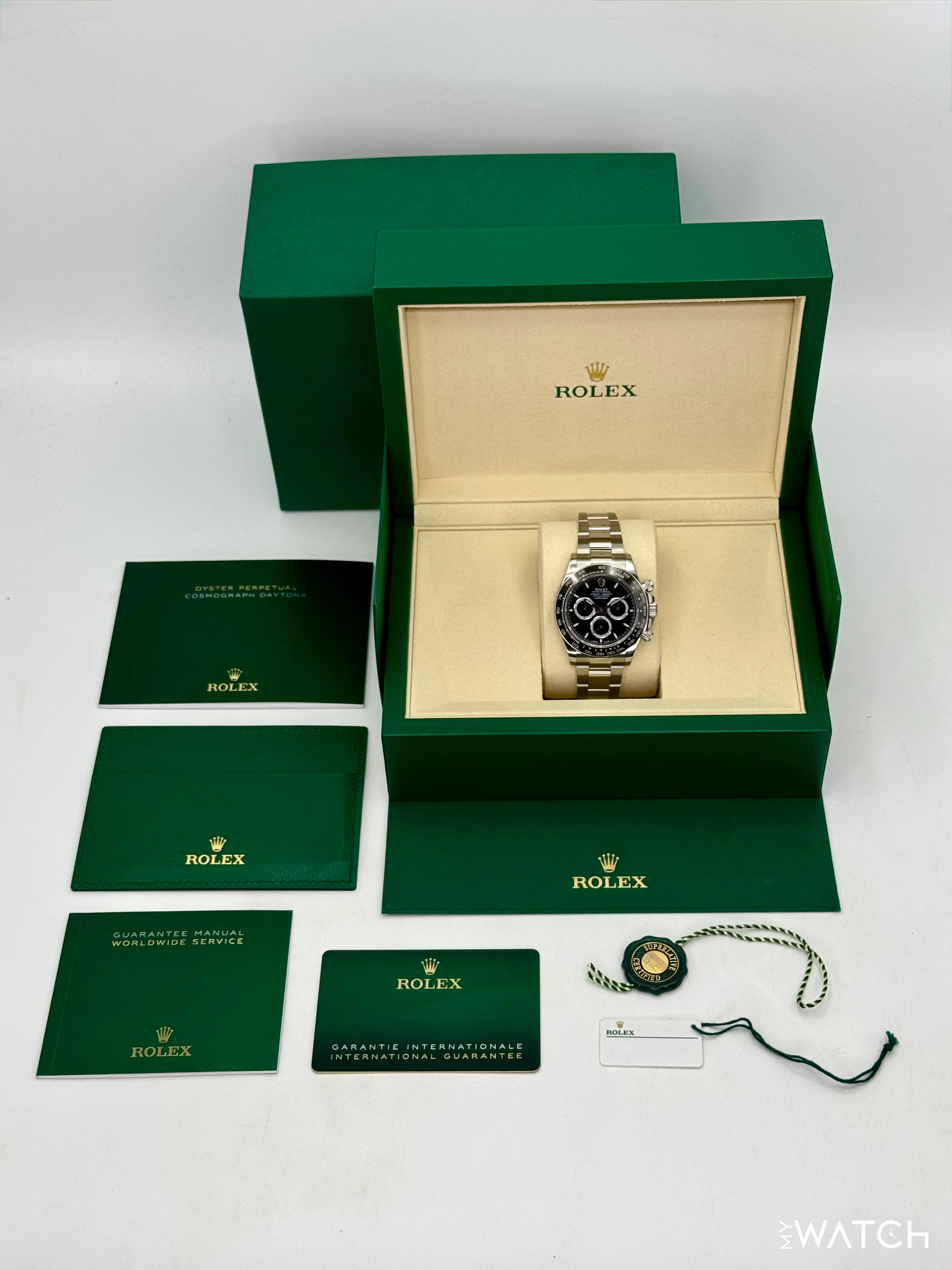 2025 Rolex Daytona 40mm 126500LN Stainless Steel Black Dial - Image 10