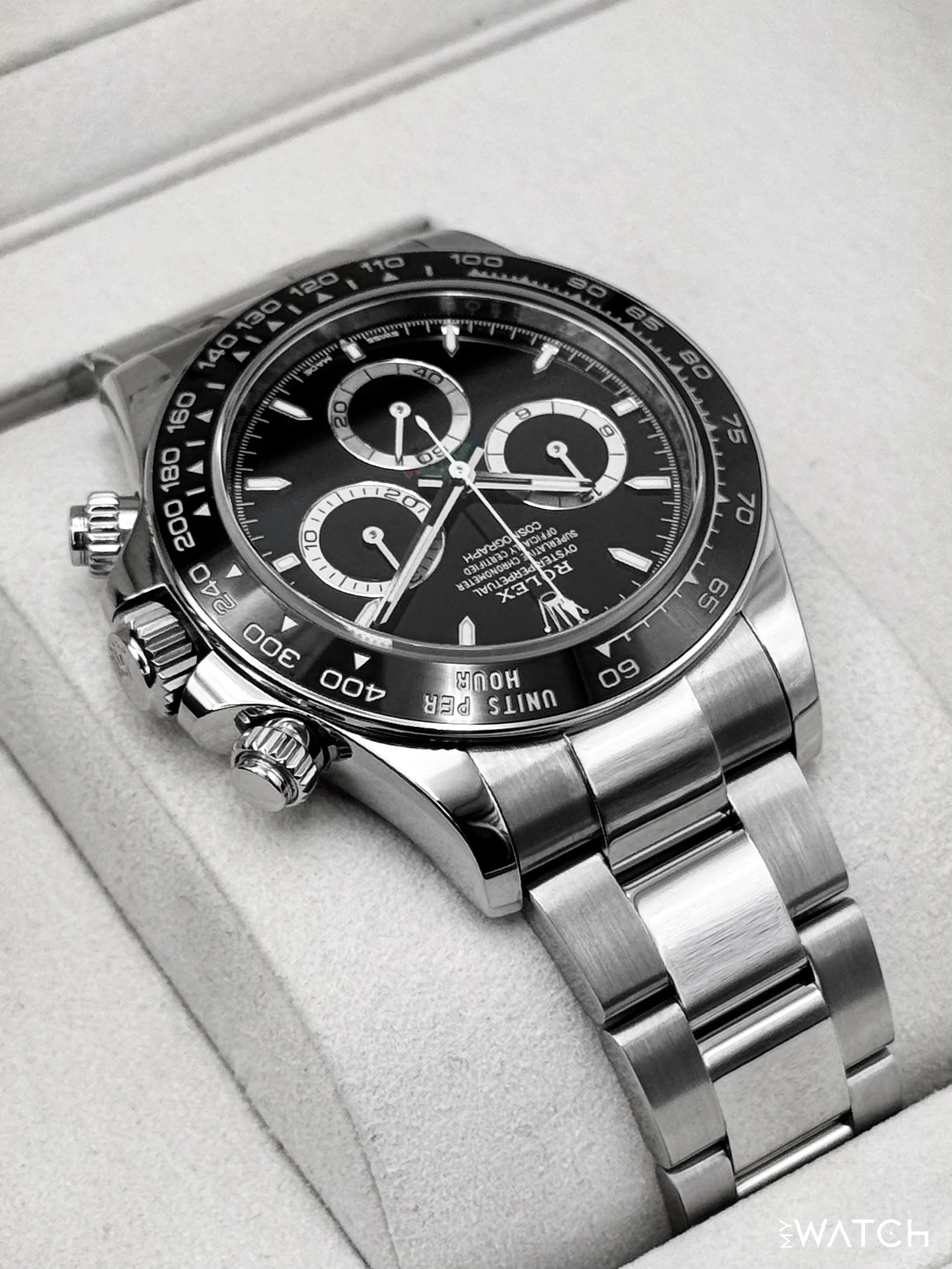 2025 Rolex Daytona 40mm 126500LN Stainless Steel Black Dial - Image 8